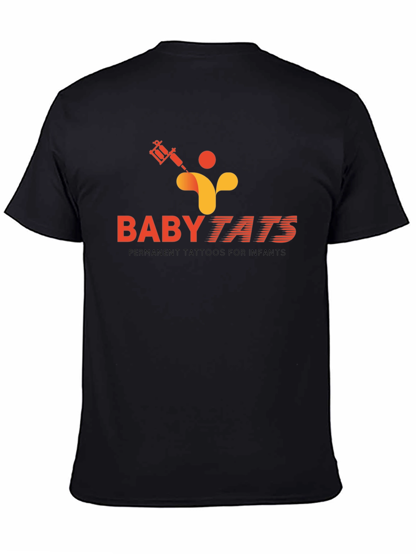 Black Baby Tats Graphic Tee - Permanent Tattoos for Infants view 4