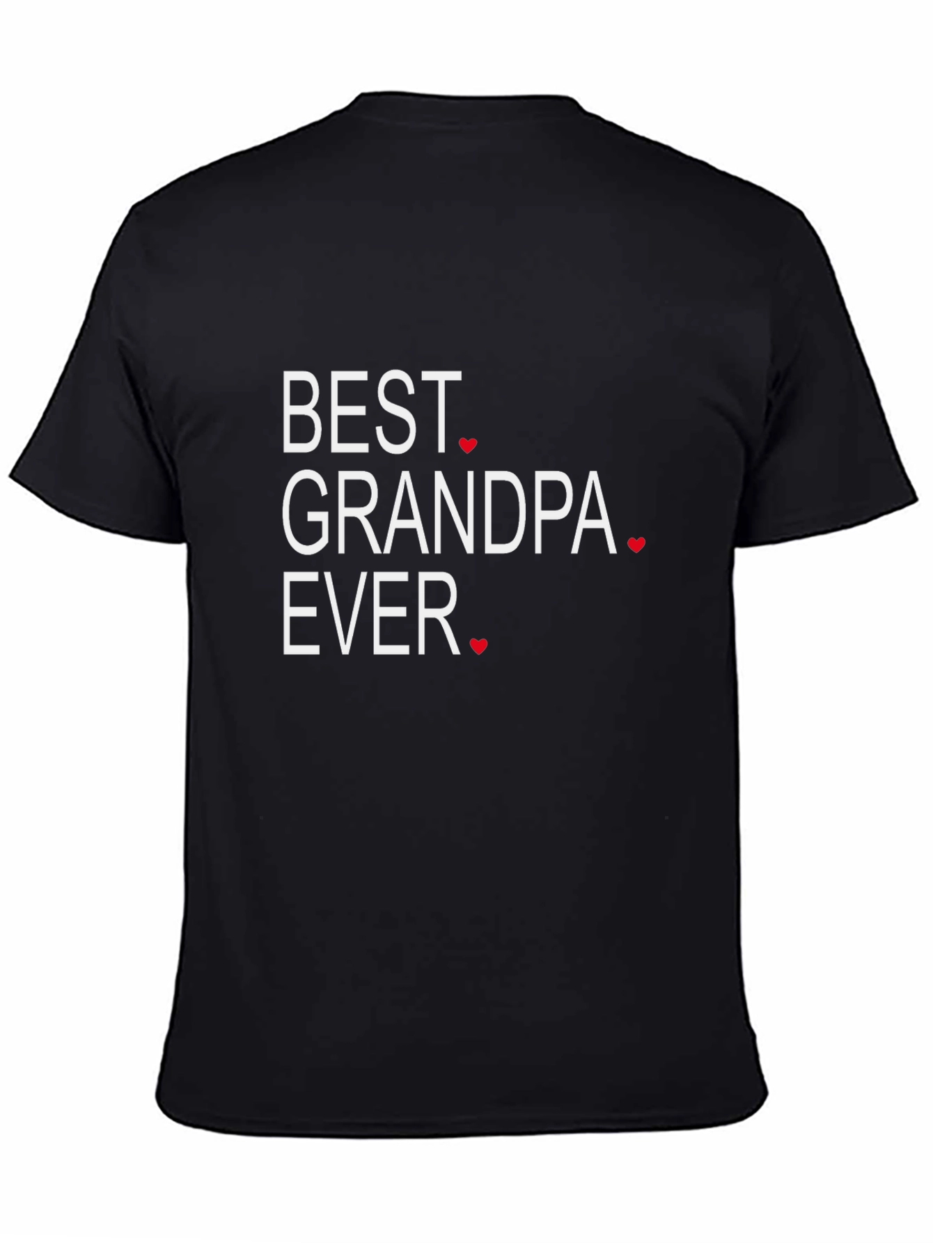 Black Best Grandpa Ever T-Shirt - Father's Day Gift view 4