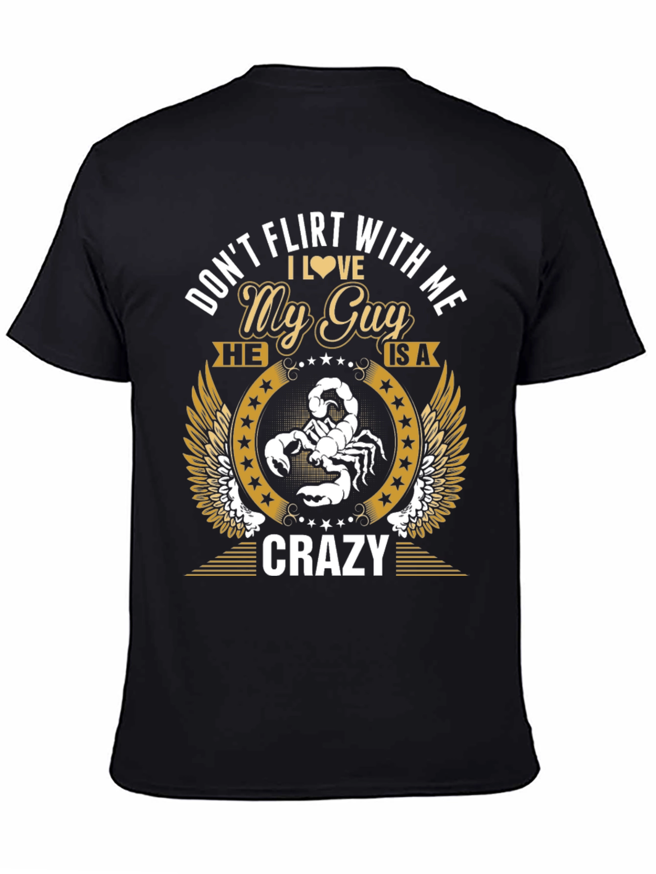 Black Don't Flirt With Me - Graphic Tee view 4
