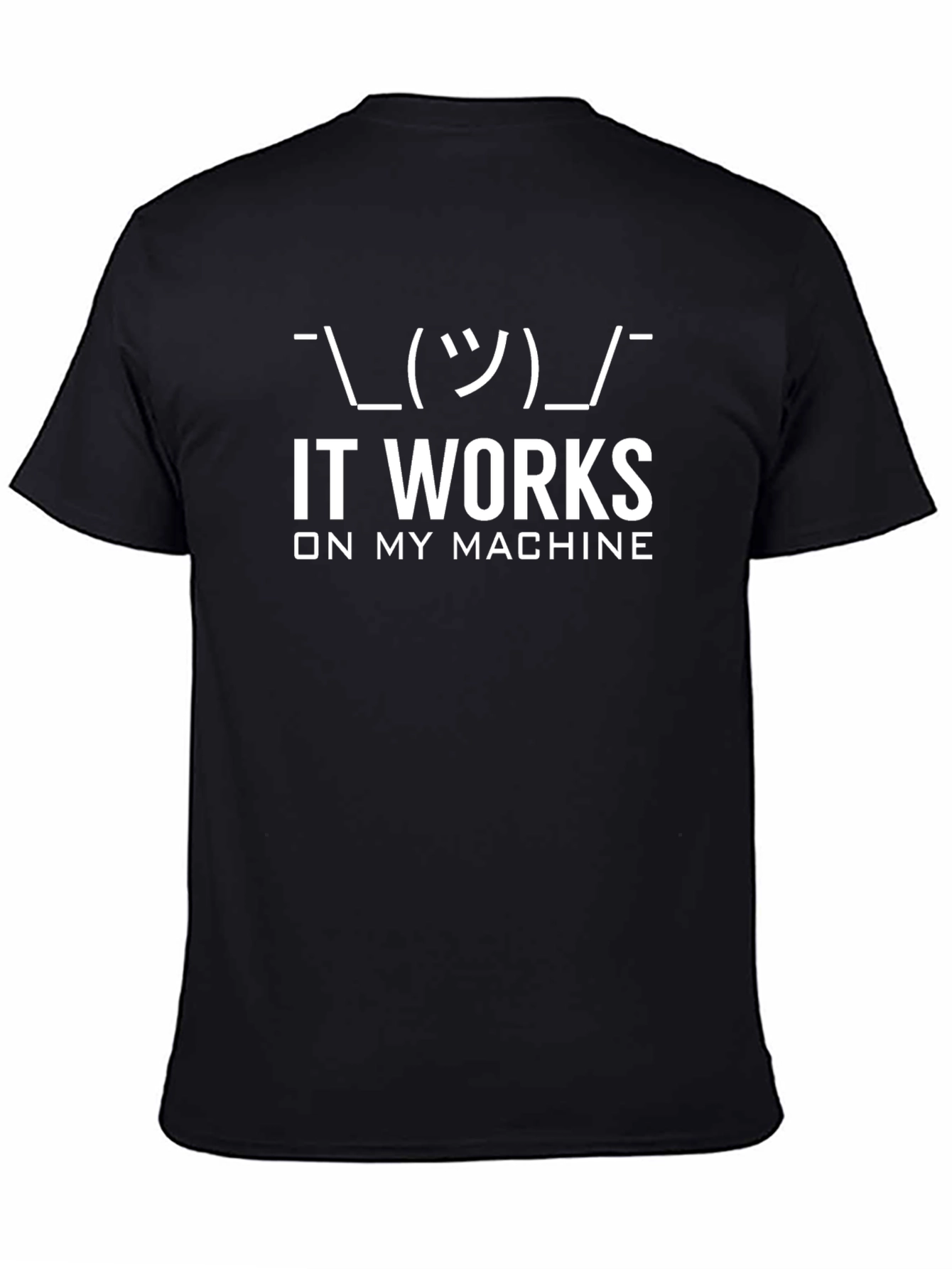 Black It Works On My Machine T-Shirt view 4