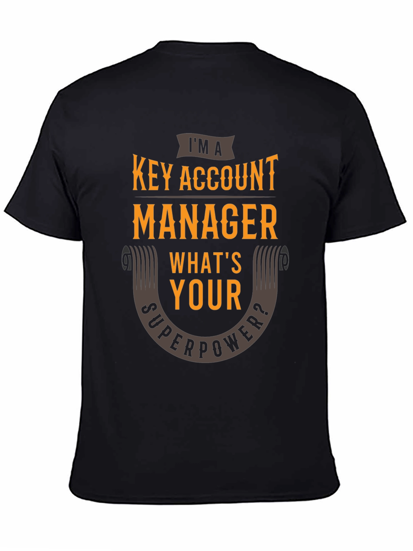 Black Key Account Manager Superpower T-Shirt view 4