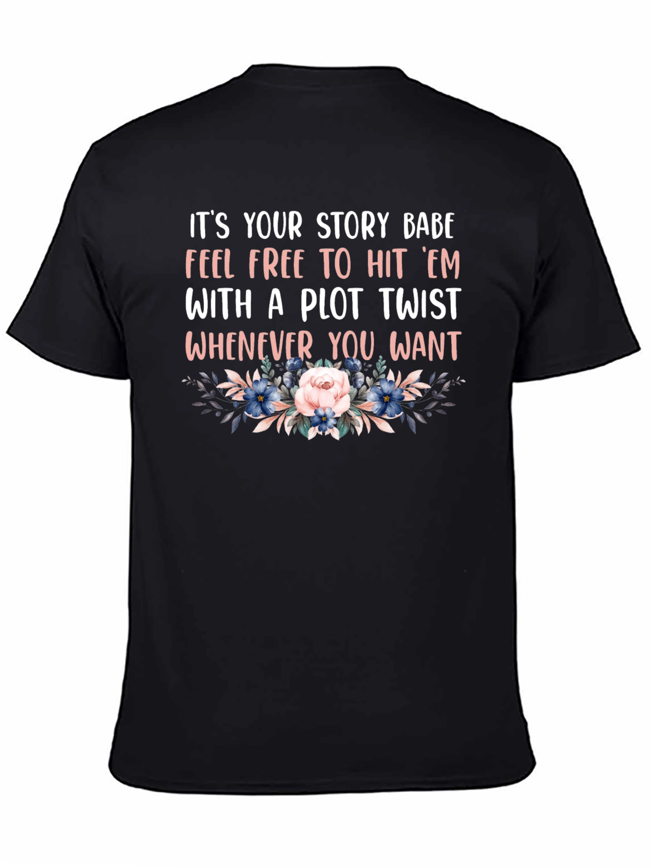 Plot Twist Floral Graphic Tee - 4