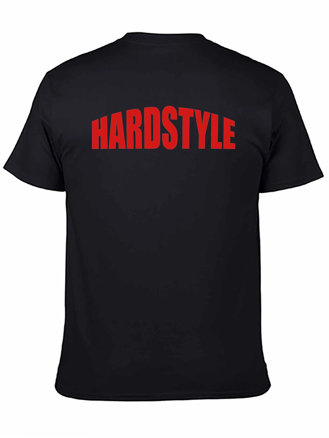 Black Hardstyle Graphic Tee - Black Cotton Blend view 4