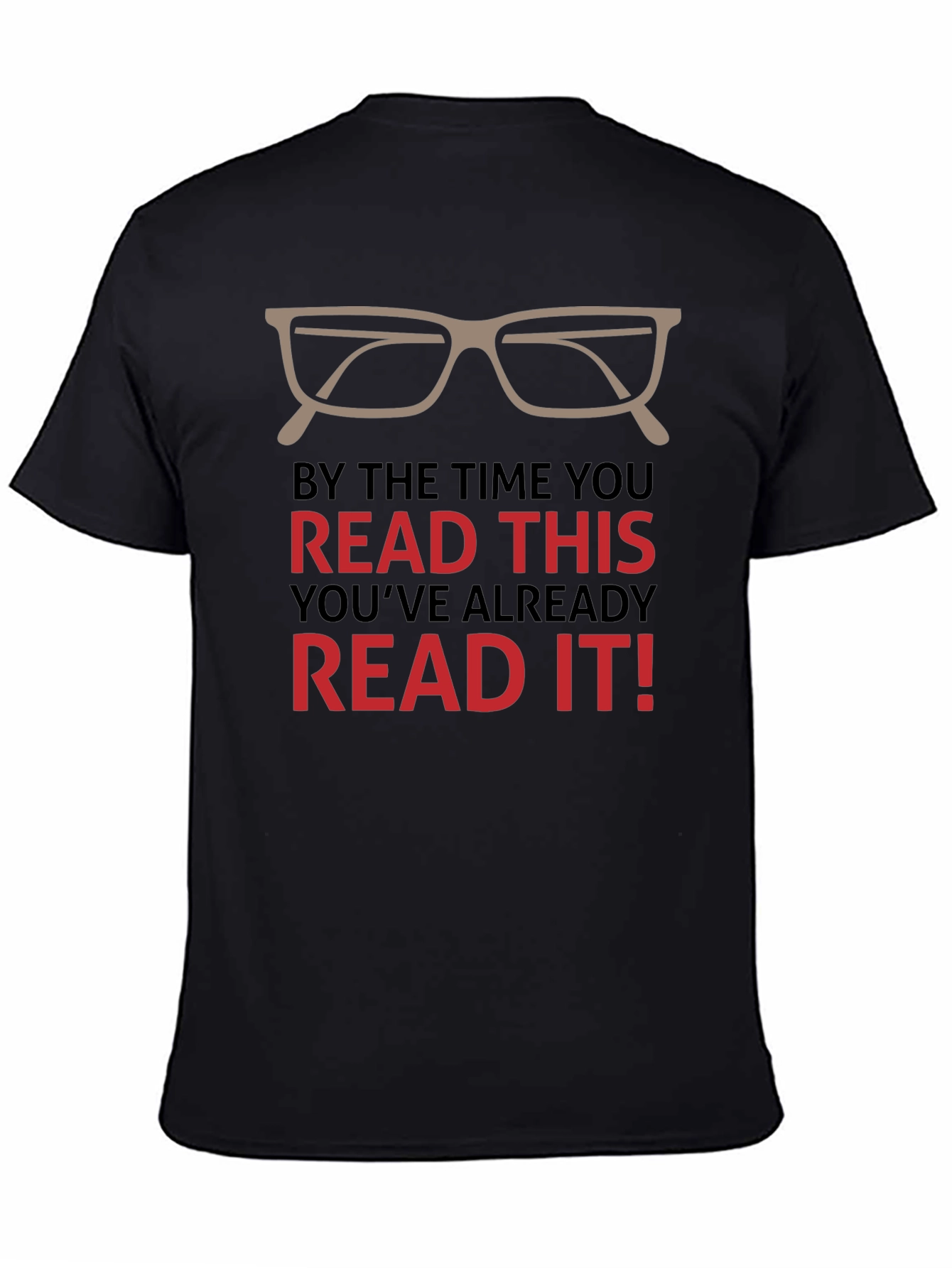 Black Funny Read This T-Shirt view 4