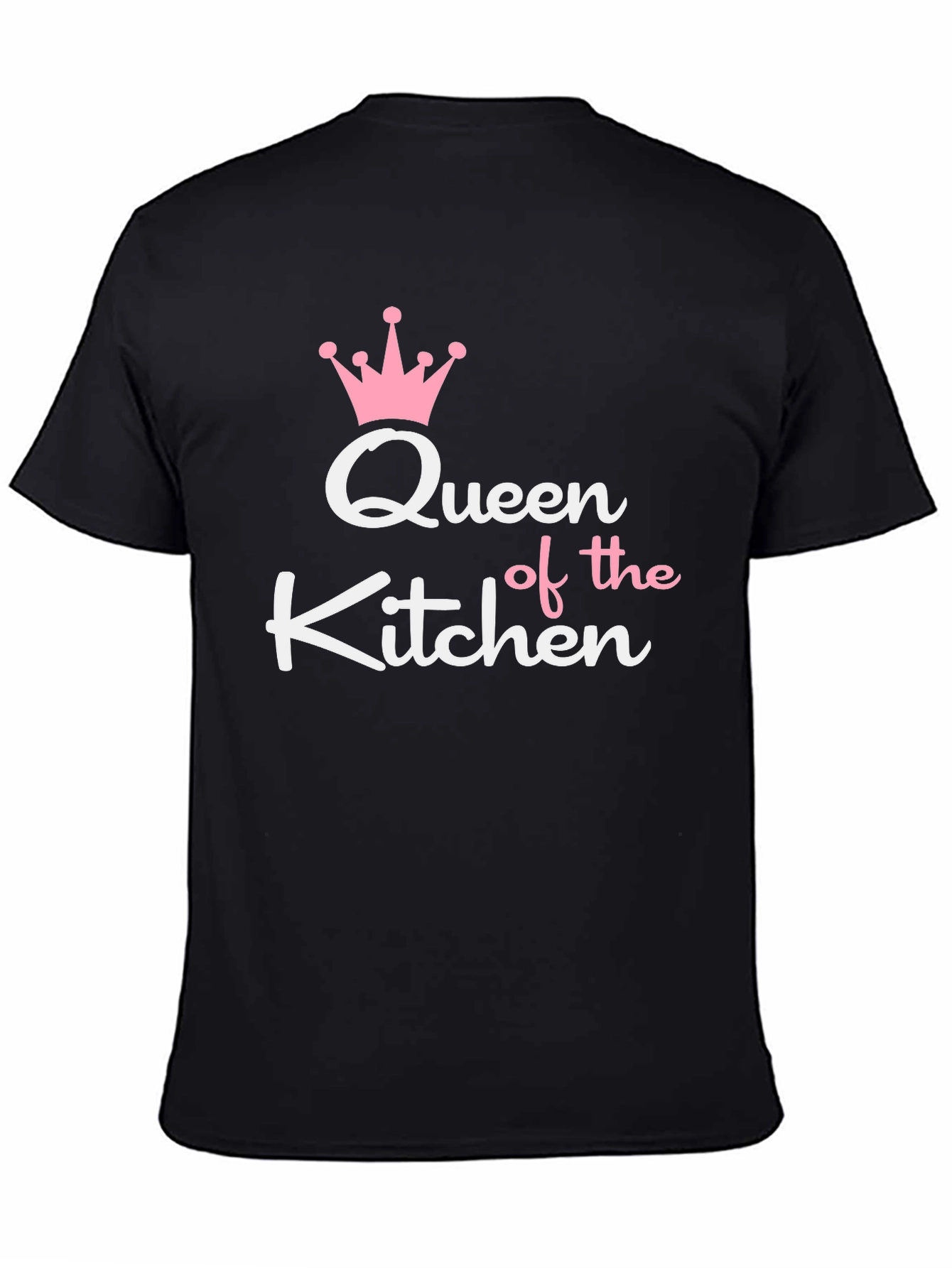 Black Queen of the Kitchen Graphic Tee - Black view 4