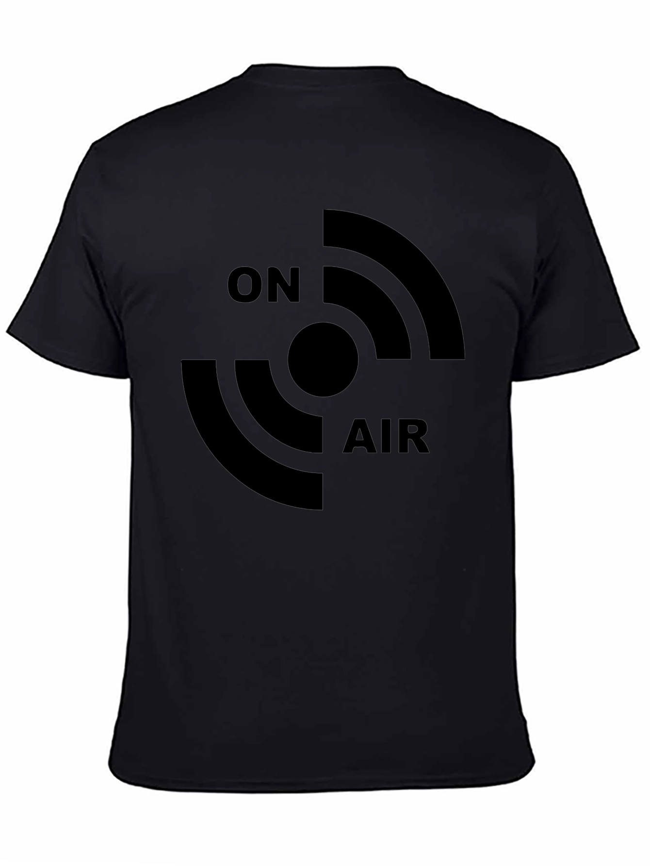 Black On Air Black Graphic T-Shirt view 4