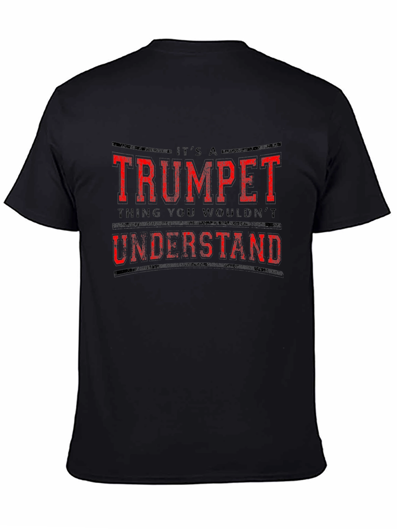 Black It's A Trumpet Thing T-Shirt view 4