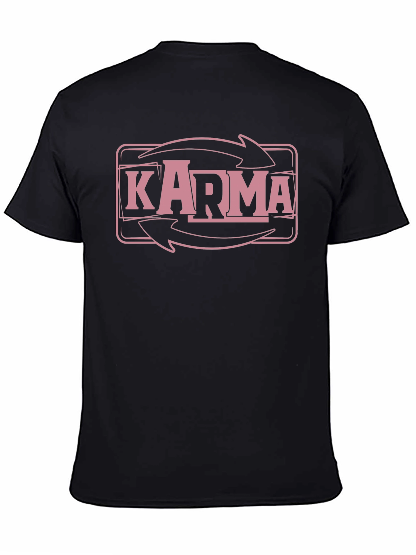 Black Karma Graphic Tee -  What Goes Around Comes Around view 4