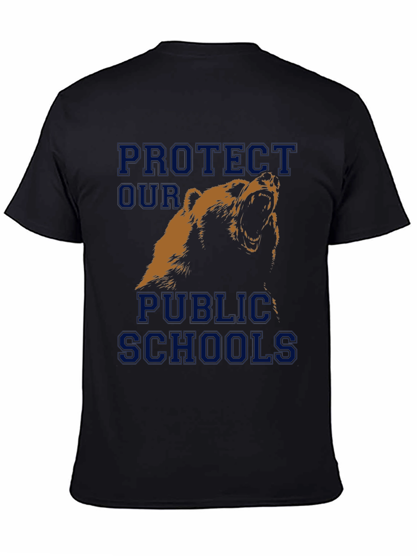 Black Protect Our Public Schools Graphic T-Shirt view 4