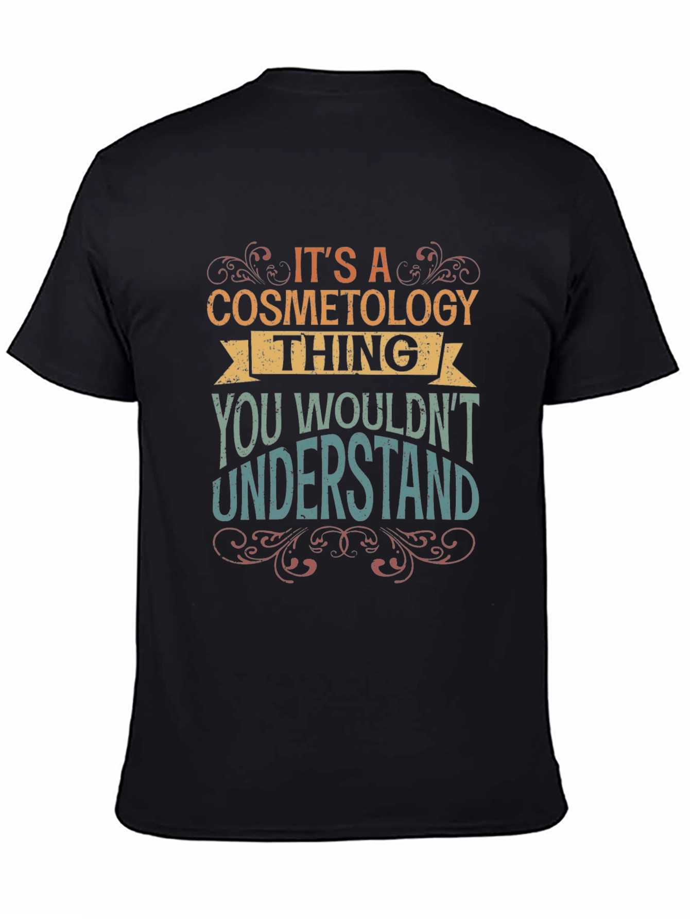 Black Cosmetology Thing Men's T-Shirt view 4