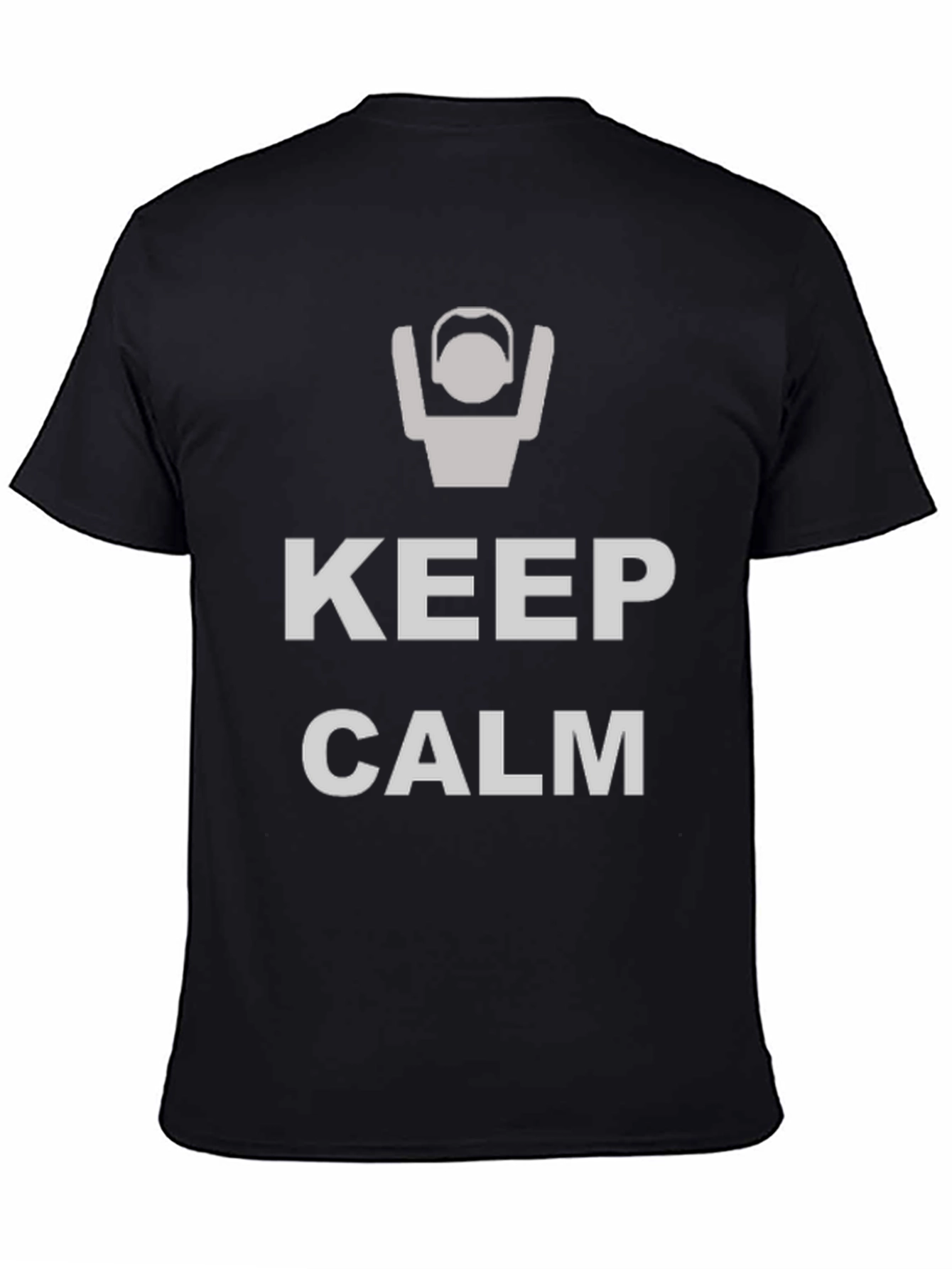 Black Keep Calm T-Shirt view 4