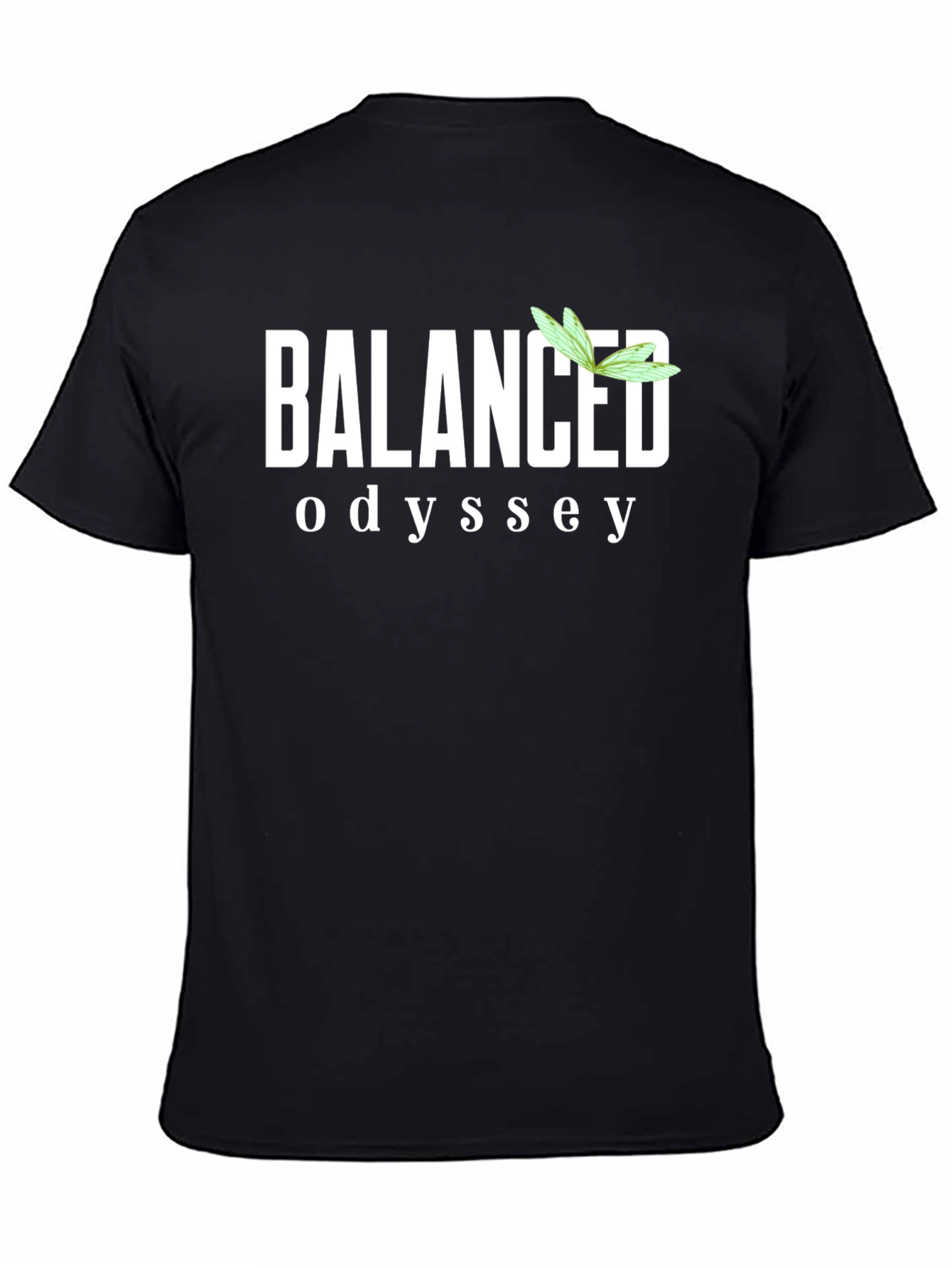 Black Balanced Odyssey Graphic Tee view 4