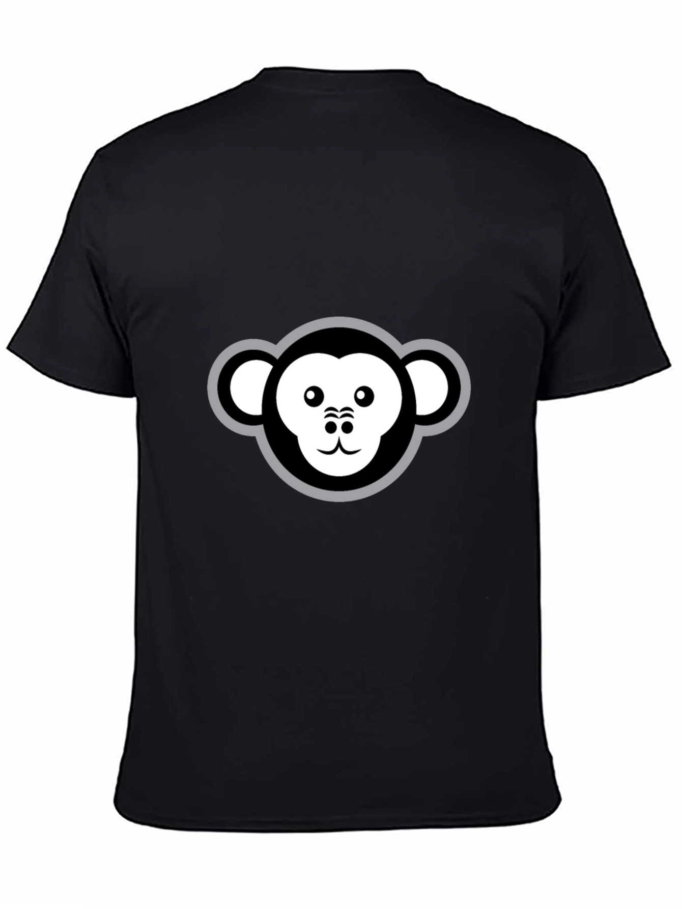 Black Monkey Graphic Black T-Shirt view 4