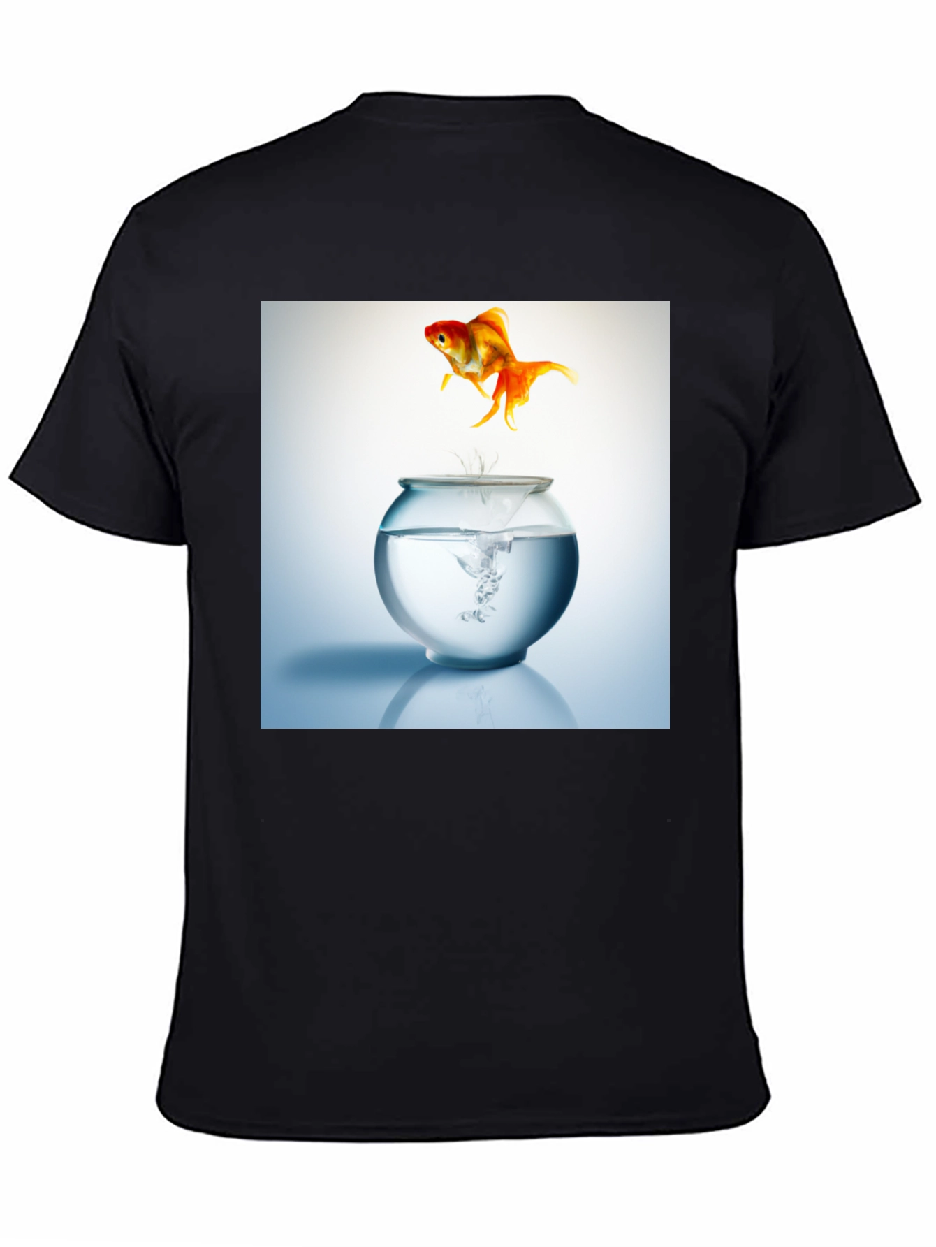 Black Goldfish Freedom T-Shirt - Jump into Style! view 4