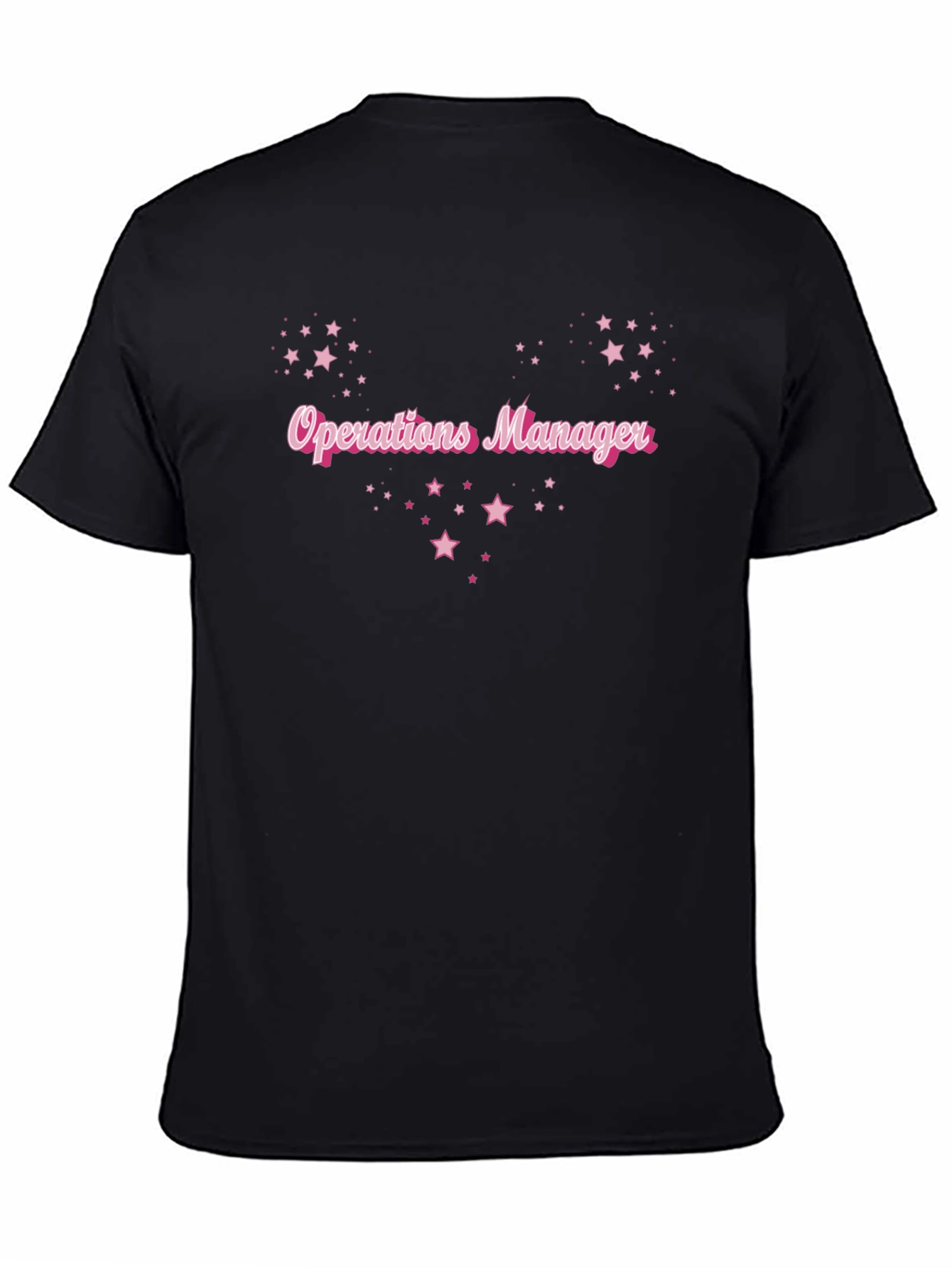 Black Operations Manager Starry Graphic Tee view 4