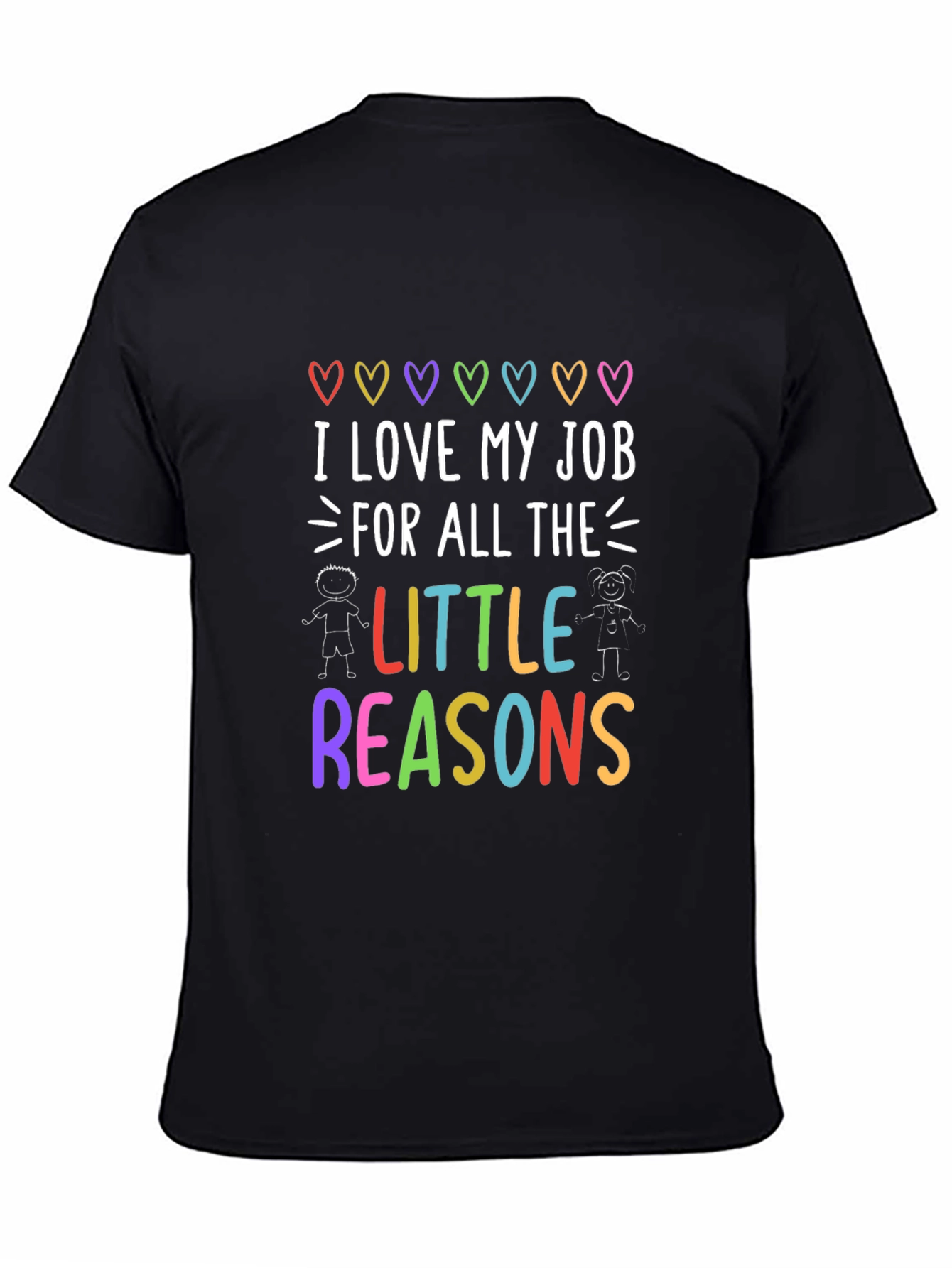 Black I Love My Job T-Shirt - Teacher Appreciation Tee view 4