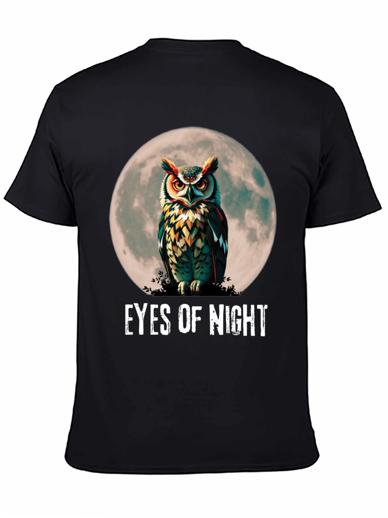 Black Eyes of Night Owl Graphic Tee view 4