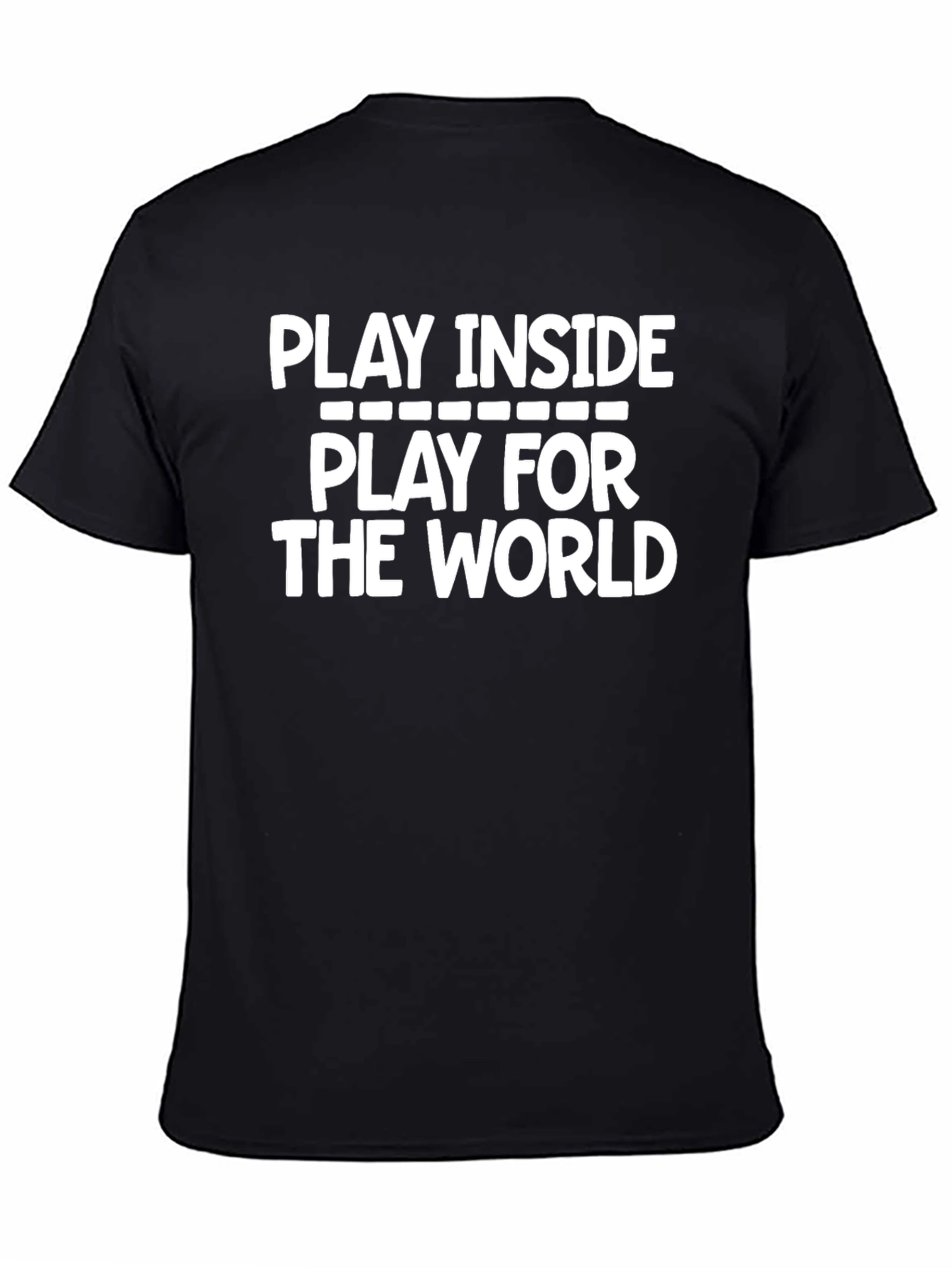 Black Play Inside T-Shirt - Stylish Statement Tee view 4