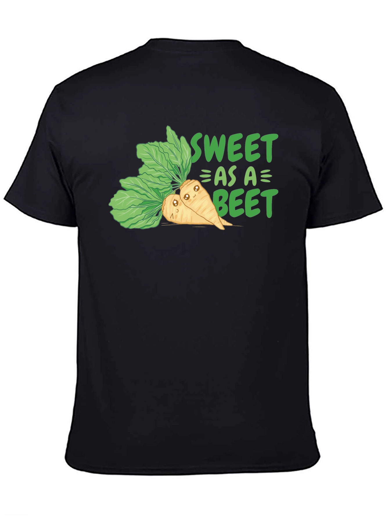 Black Sweet As A Beet T-Shirt Funny Vegan Tee view 4