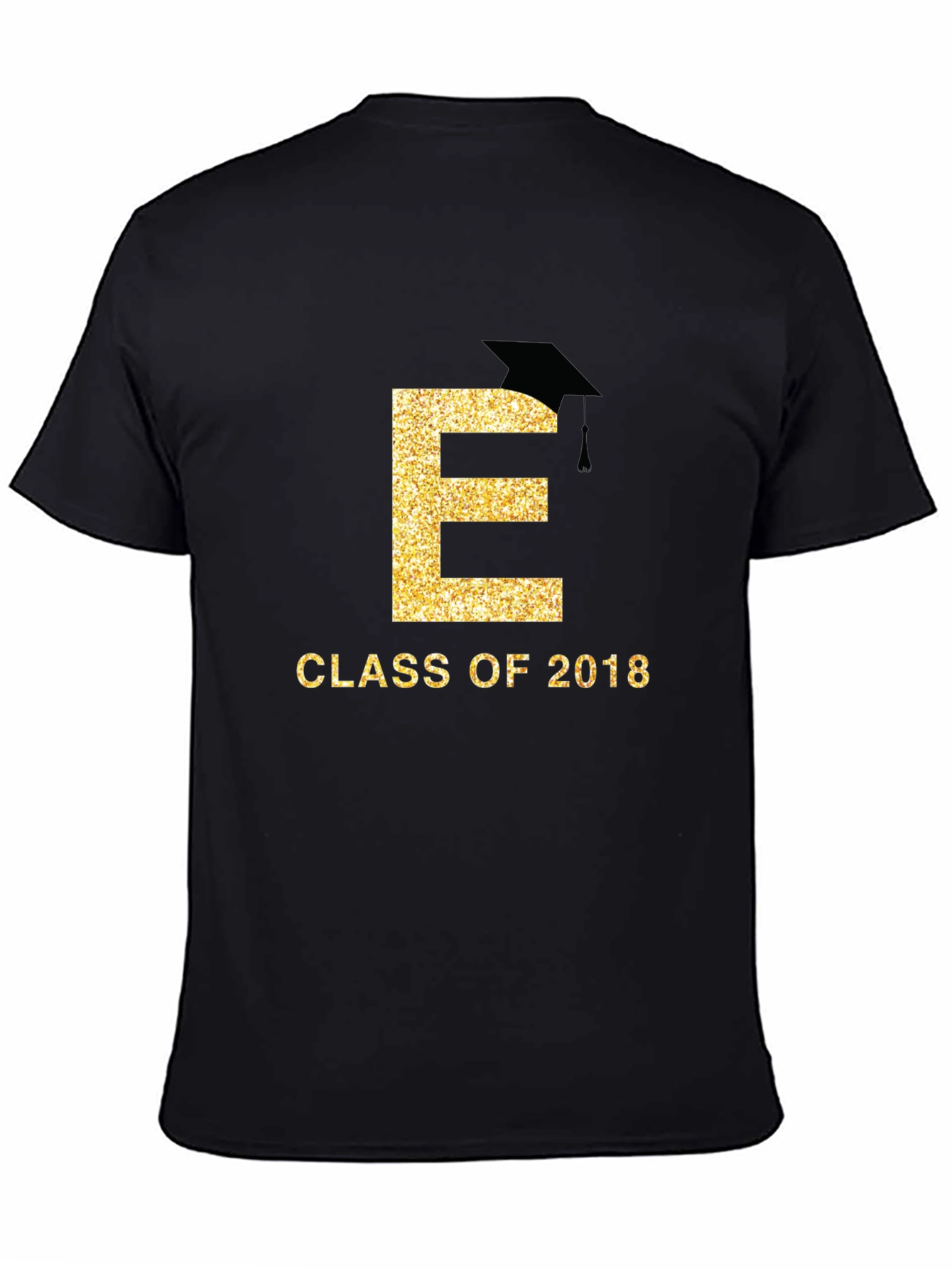 Black Class of 2018 Graduation T-Shirt view 4