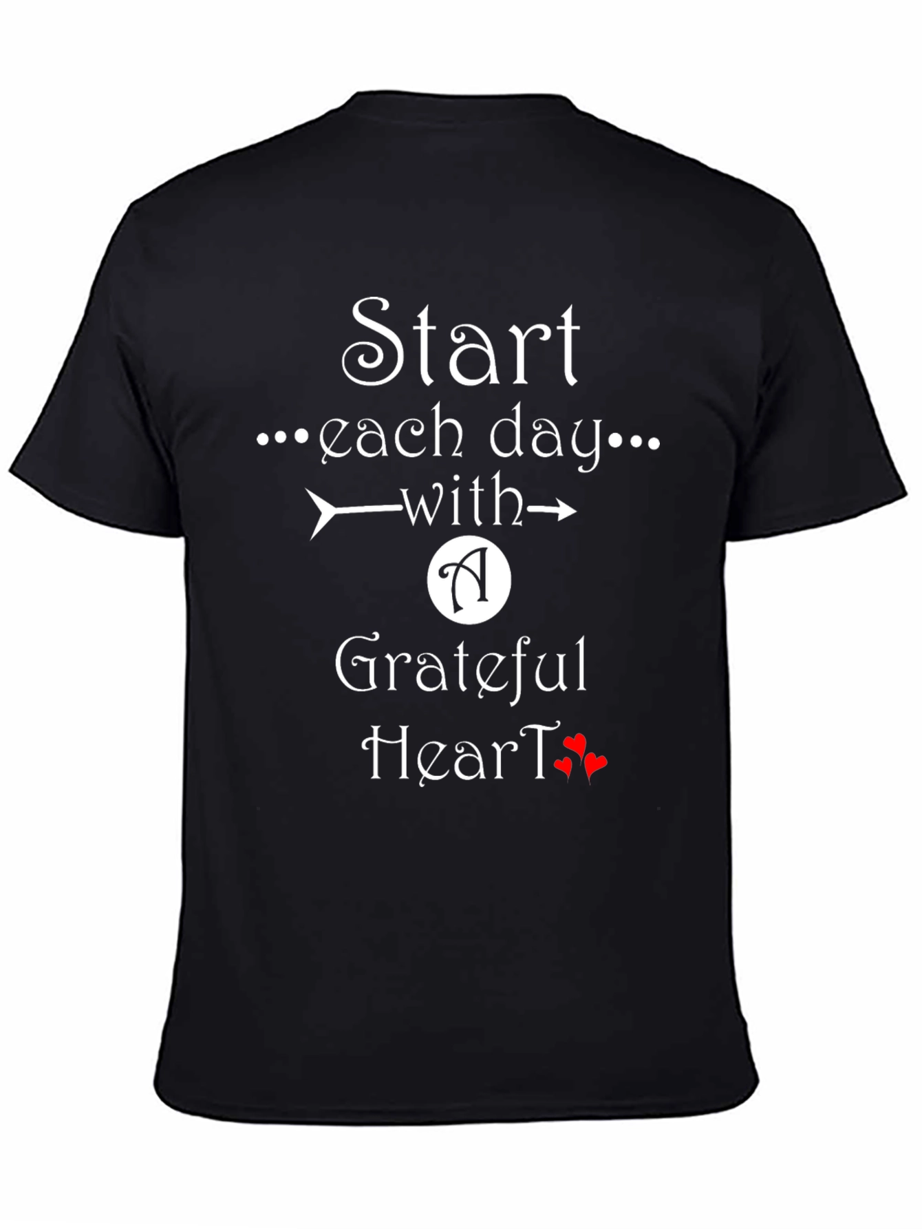 Grateful Heart Graphic T-Shirt - Everyday Inspiration - 4