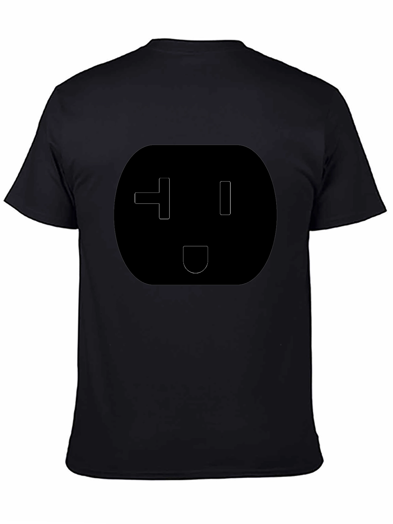 Black Novelty Outlet T-Shirt - Funny Electrical Humor Tee view 4