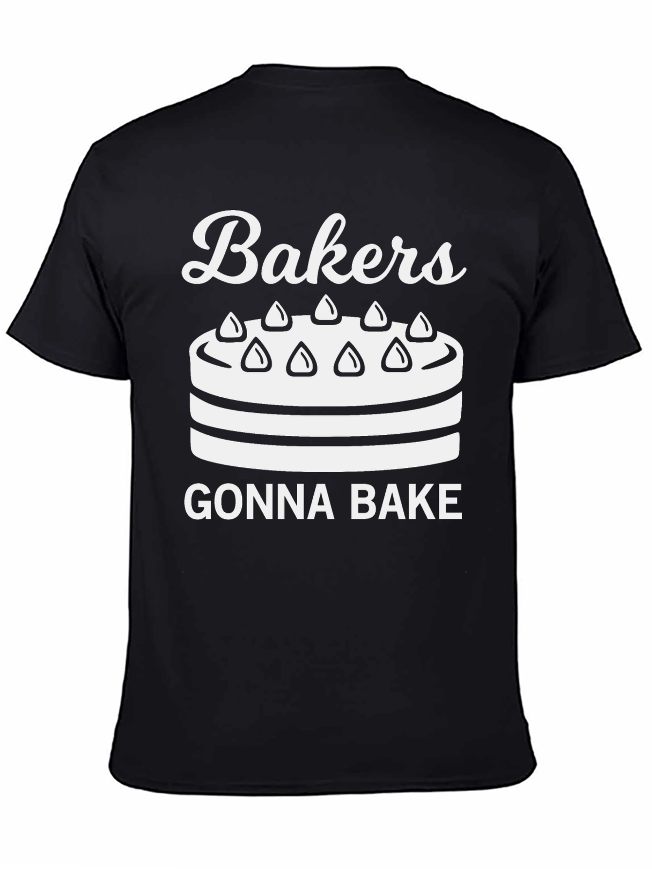 Black Bakers Gonna Bake T-Shirt - Funny Baking Tee view 4