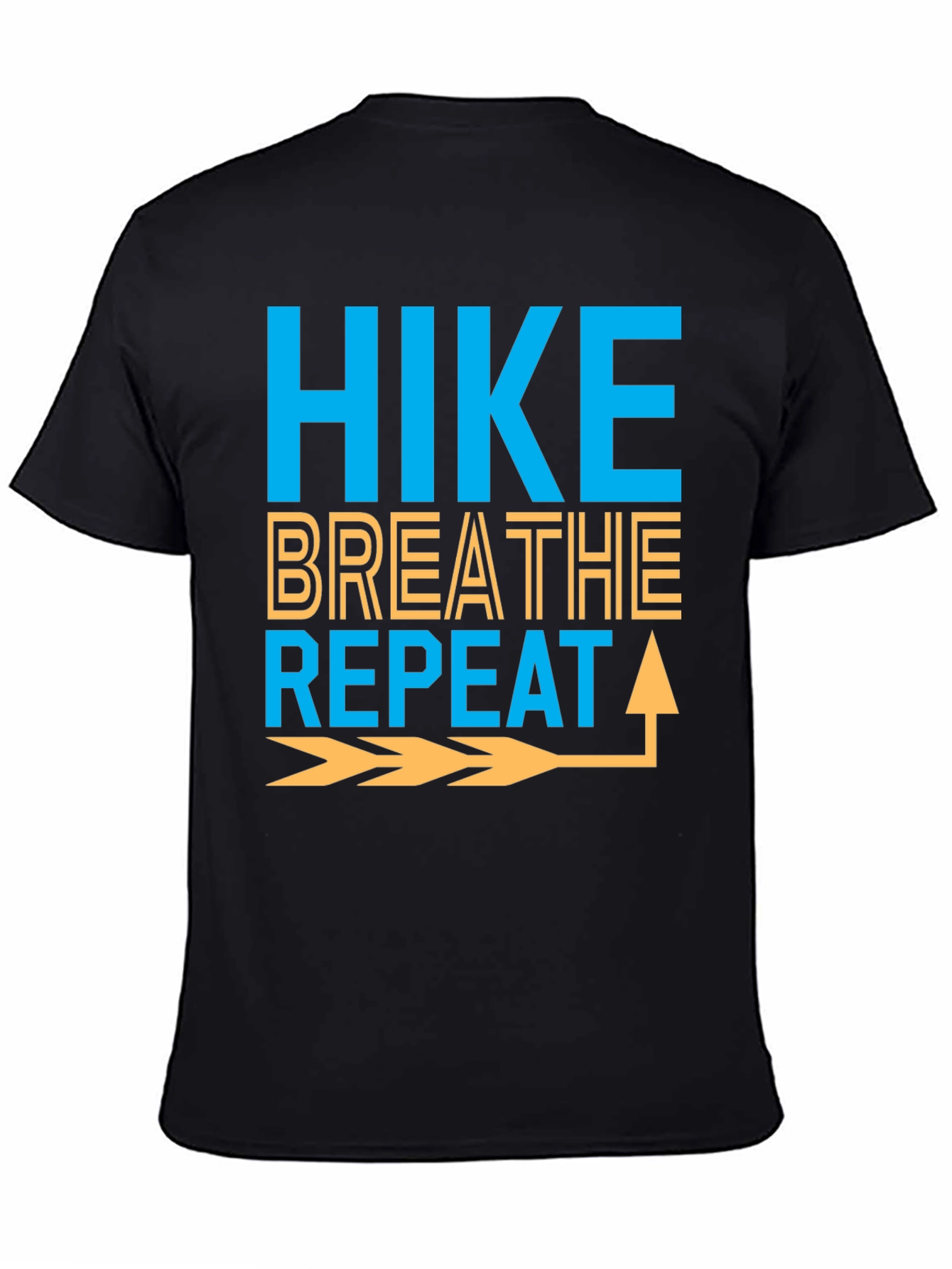 Black Hike Breathe Repeat Graphic Tee - Adventure Ready view 4