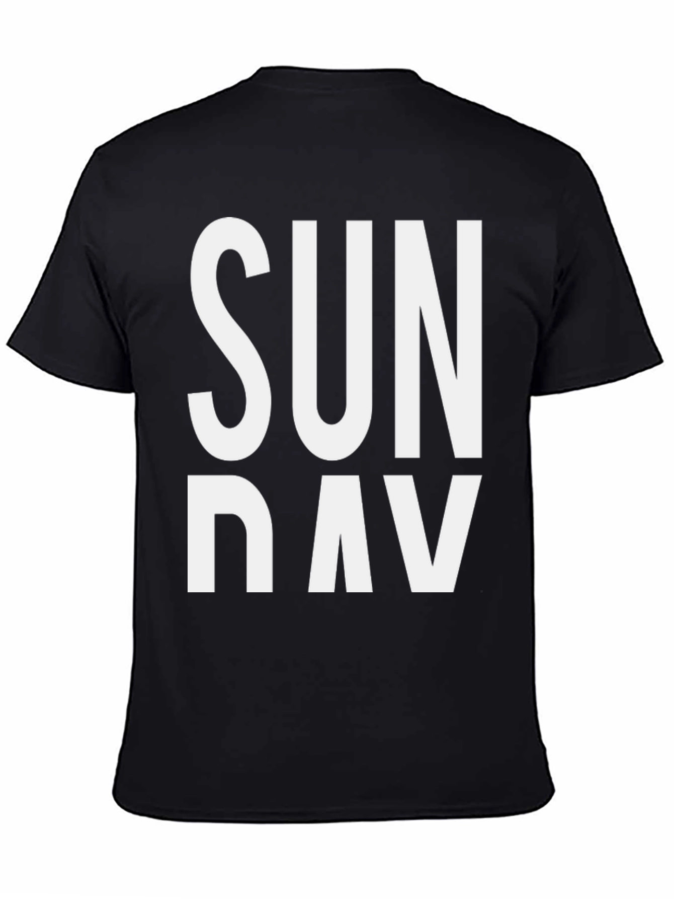 Black Sunday Graphic Print Crew Neck T-Shirt view 4