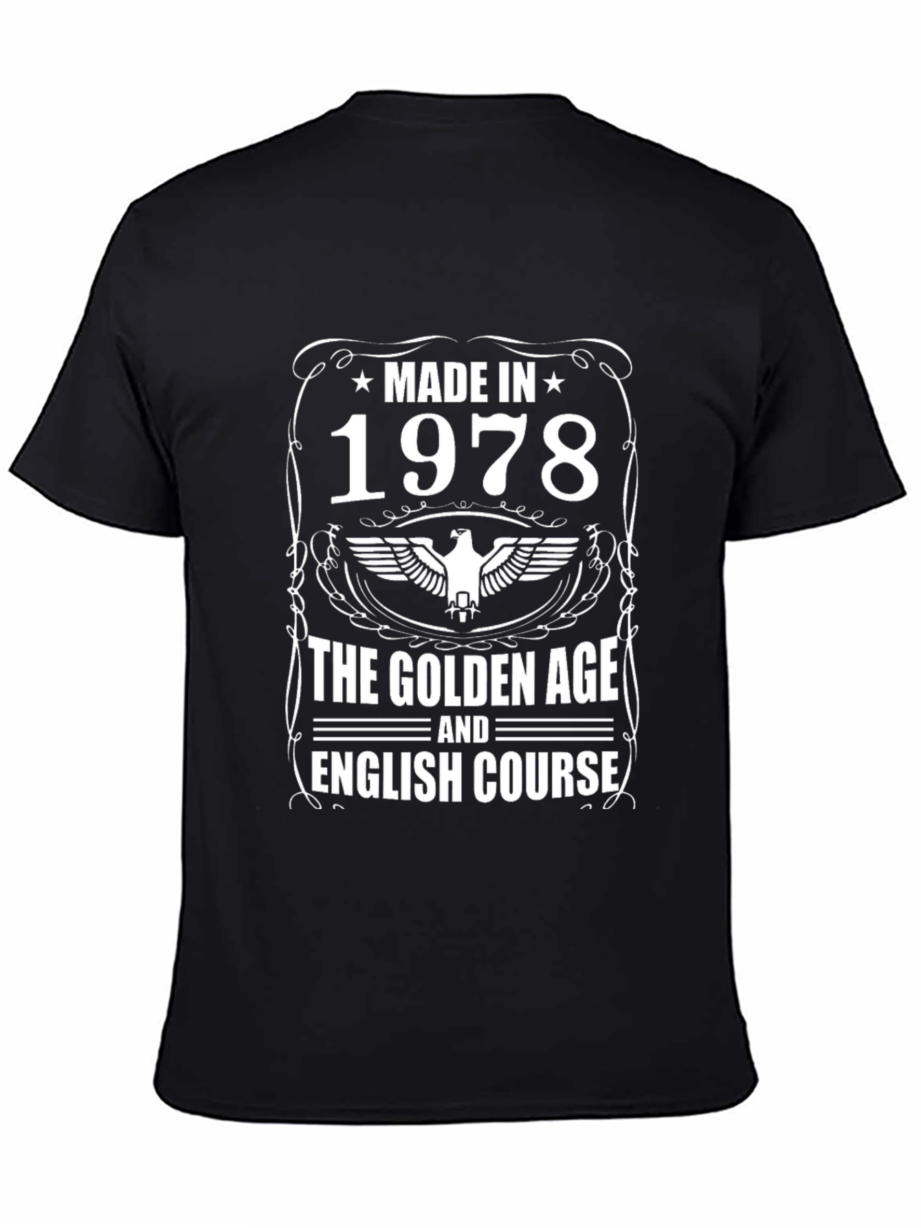 Black Made in 1978 T-Shirt - Golden Age view 4