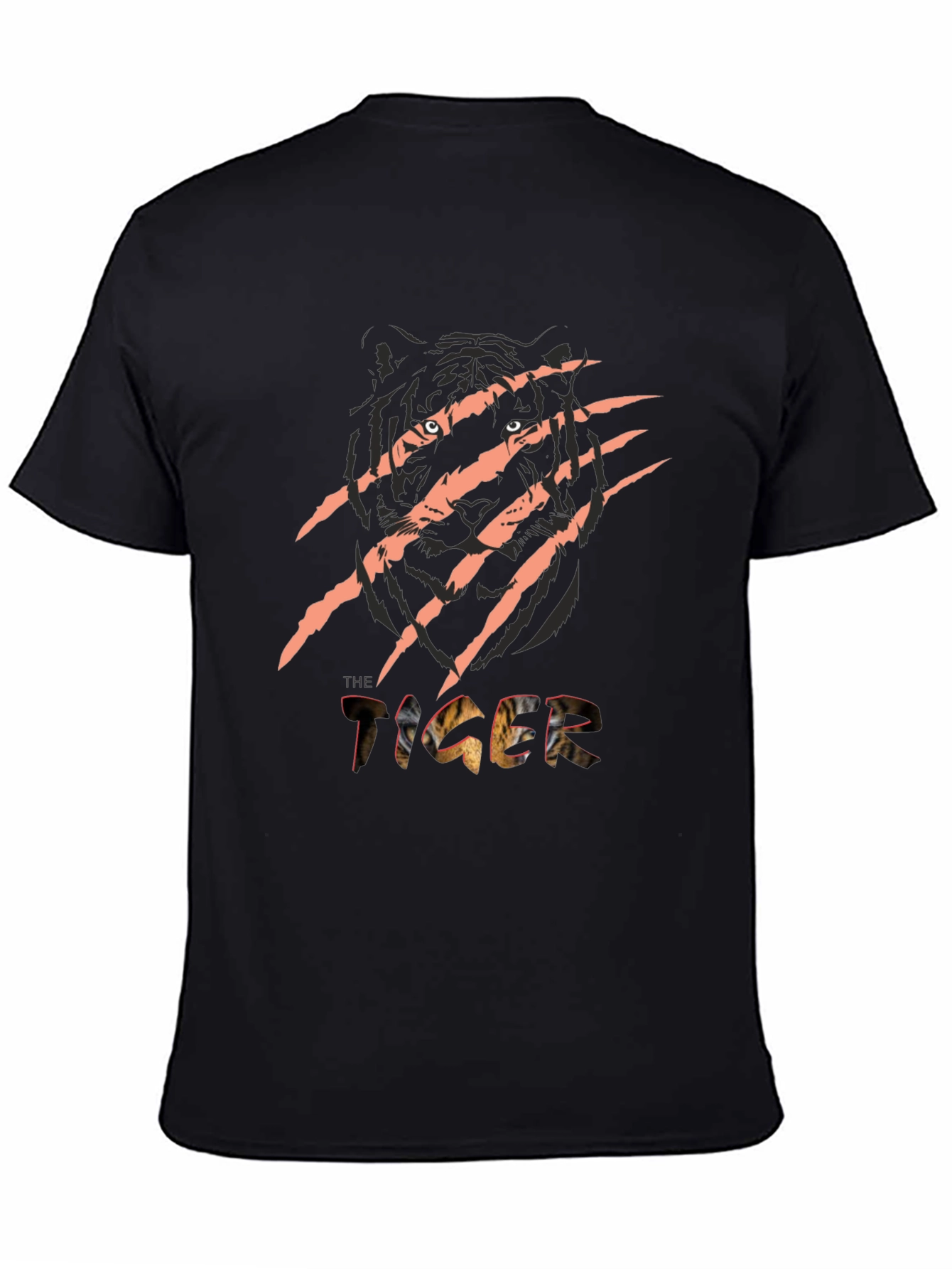 Black The Tiger Graphic Tee - Fierce Style view 4