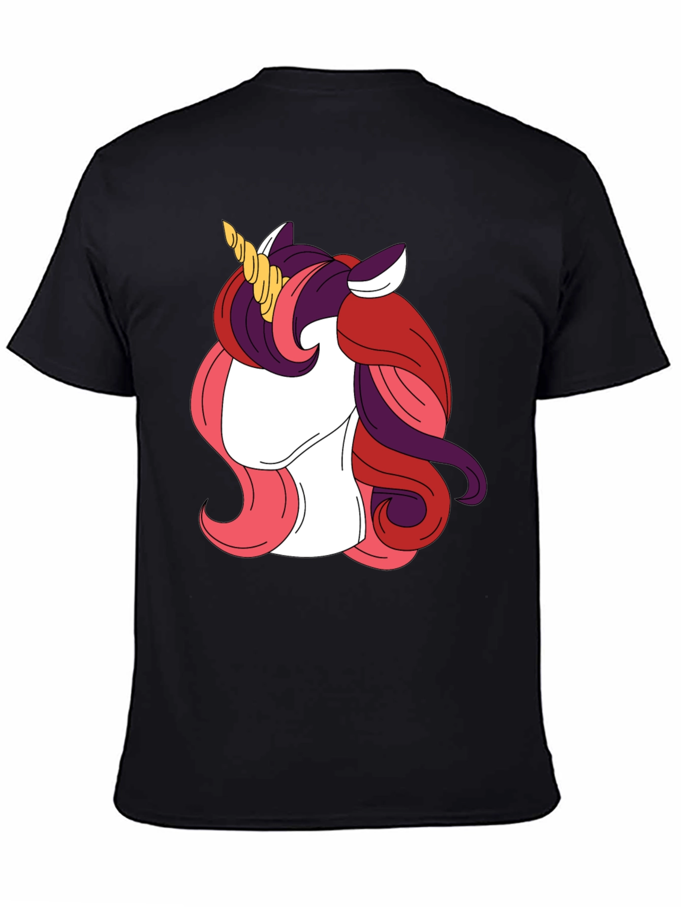 Black Unicorn Graphic Tee - Black T-Shirt view 4