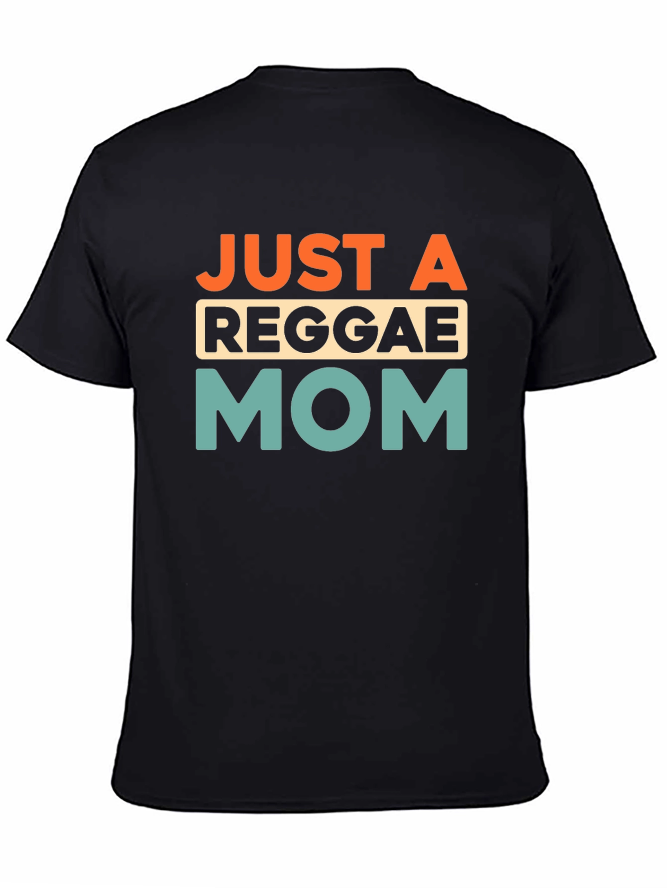 Black Just A Reggae Mom Graphic Tee - Black view 4