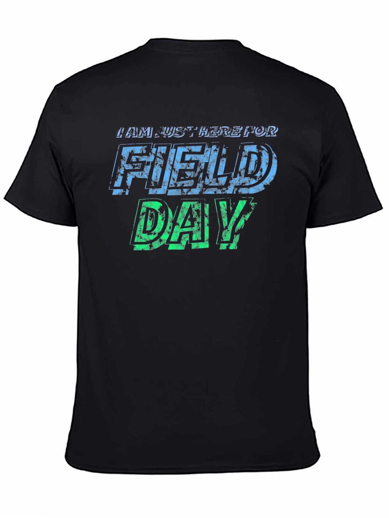 Black Field Day T-Shirt - Novelty Graphic Tee view 4