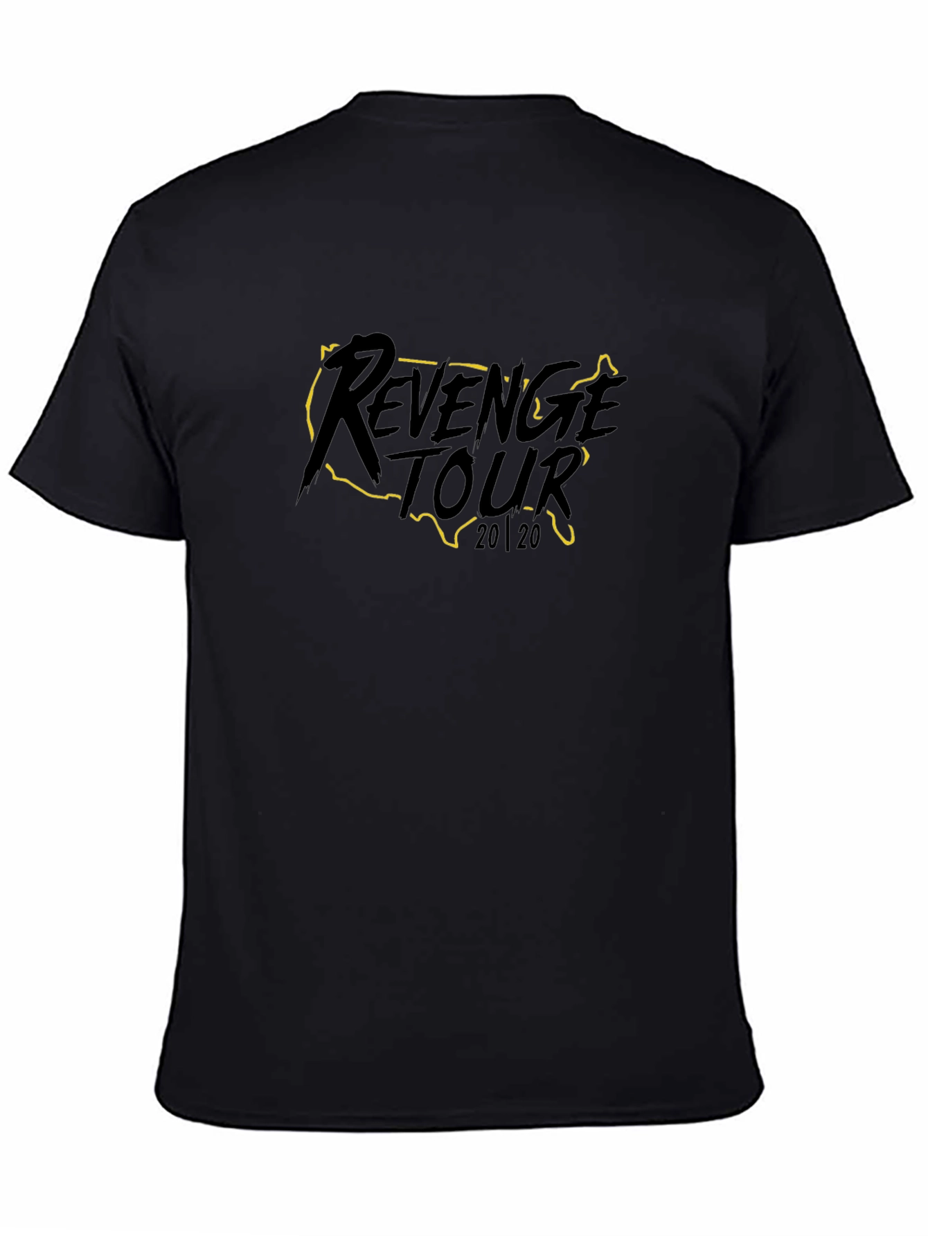 Black Revenge Tour 2020 Black T-Shirt view 4