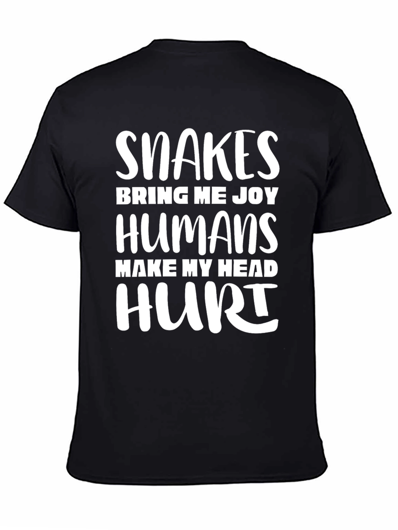 Black Snakes Bring Me Joy T-Shirt: Funny Reptile Lover Tee view 4