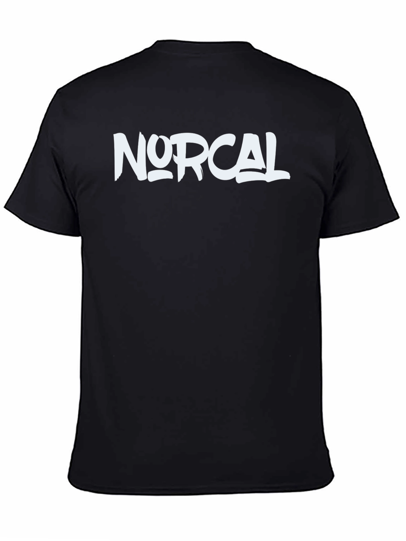 Black NorCal Graphic Tee - Black Cotton Crew Neck view 4