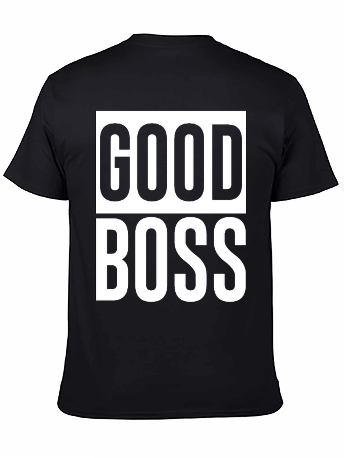 Good Boss Graphic T-Shirt - Bold Black Tee - 4