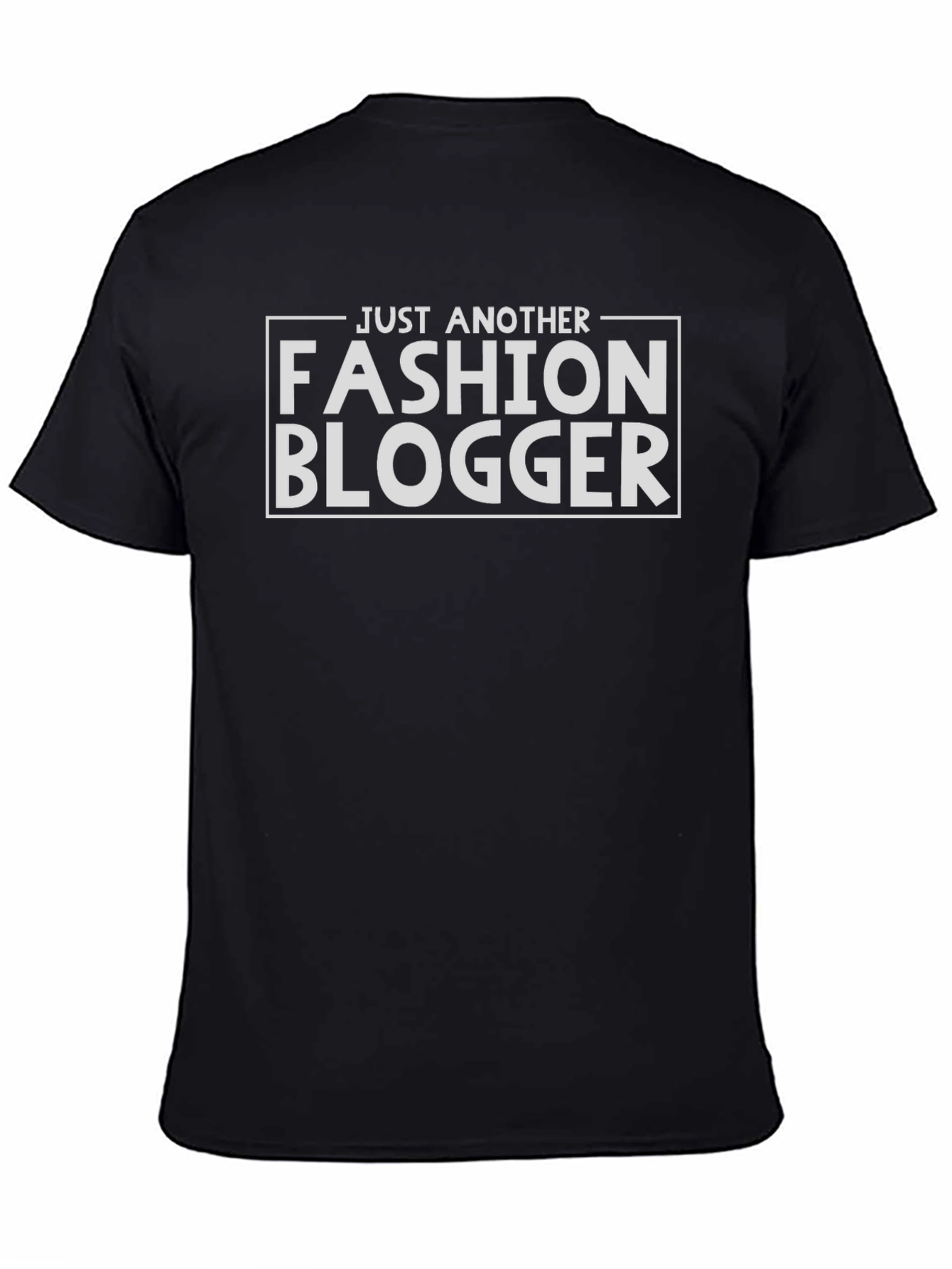 Black Funny Fashion Blogger T-Shirt view 4