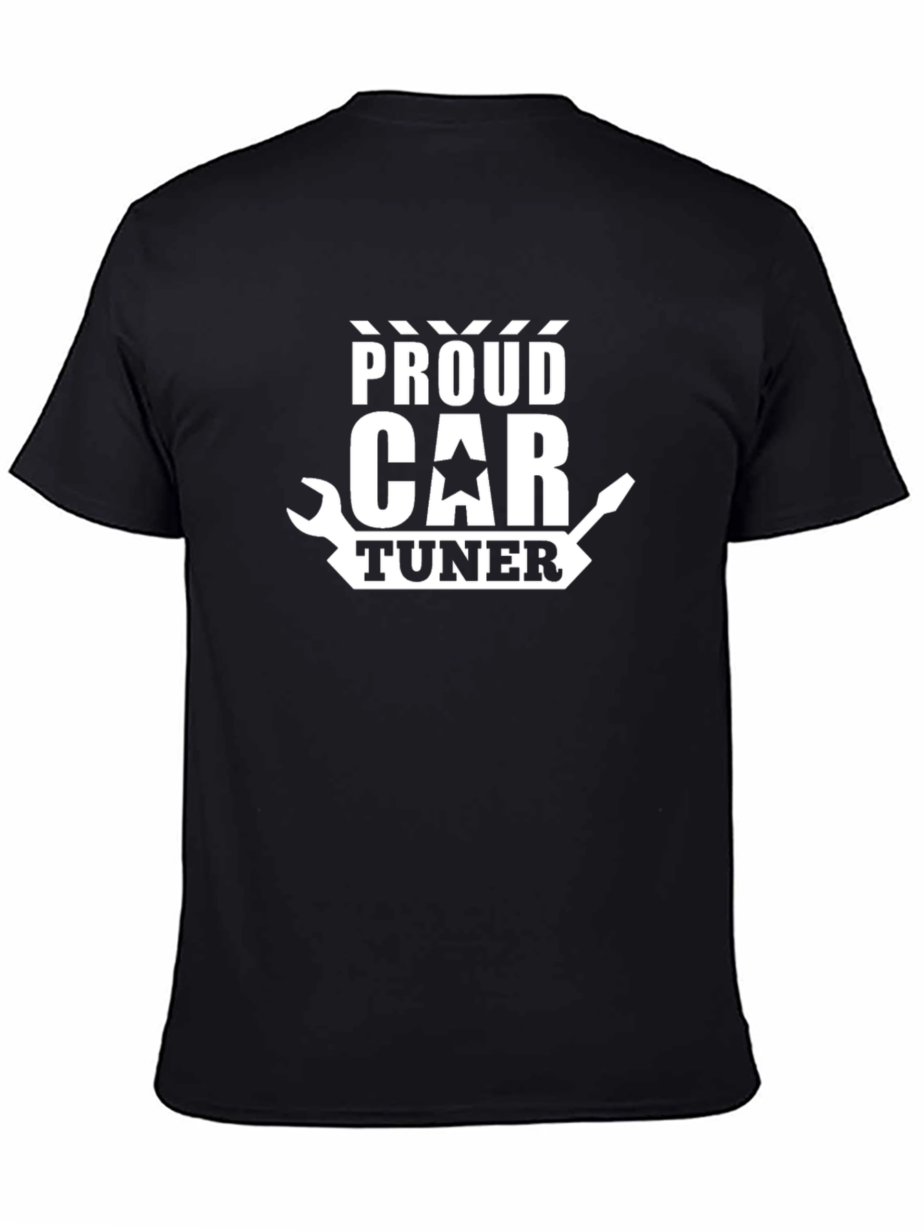 Black Proud Car Tuner Black T-Shirt view 4