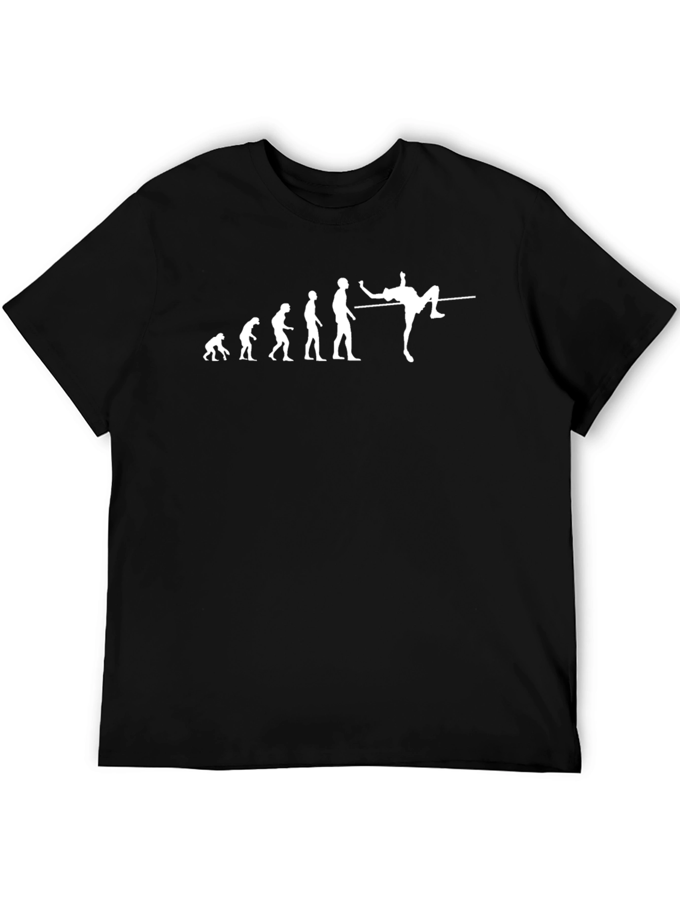 Black Evolution of High Jump Black T-Shirt view 5