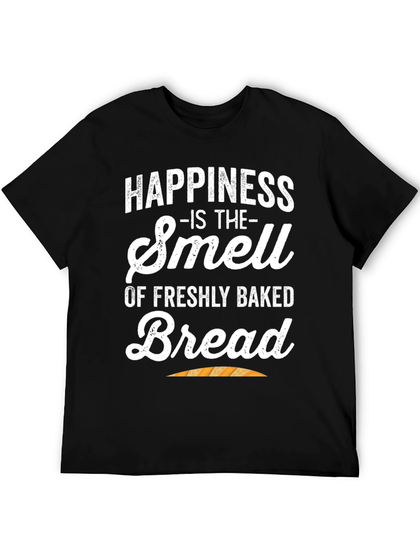 Black Happiness is Freshly Baked Bread T-Shirt view 5