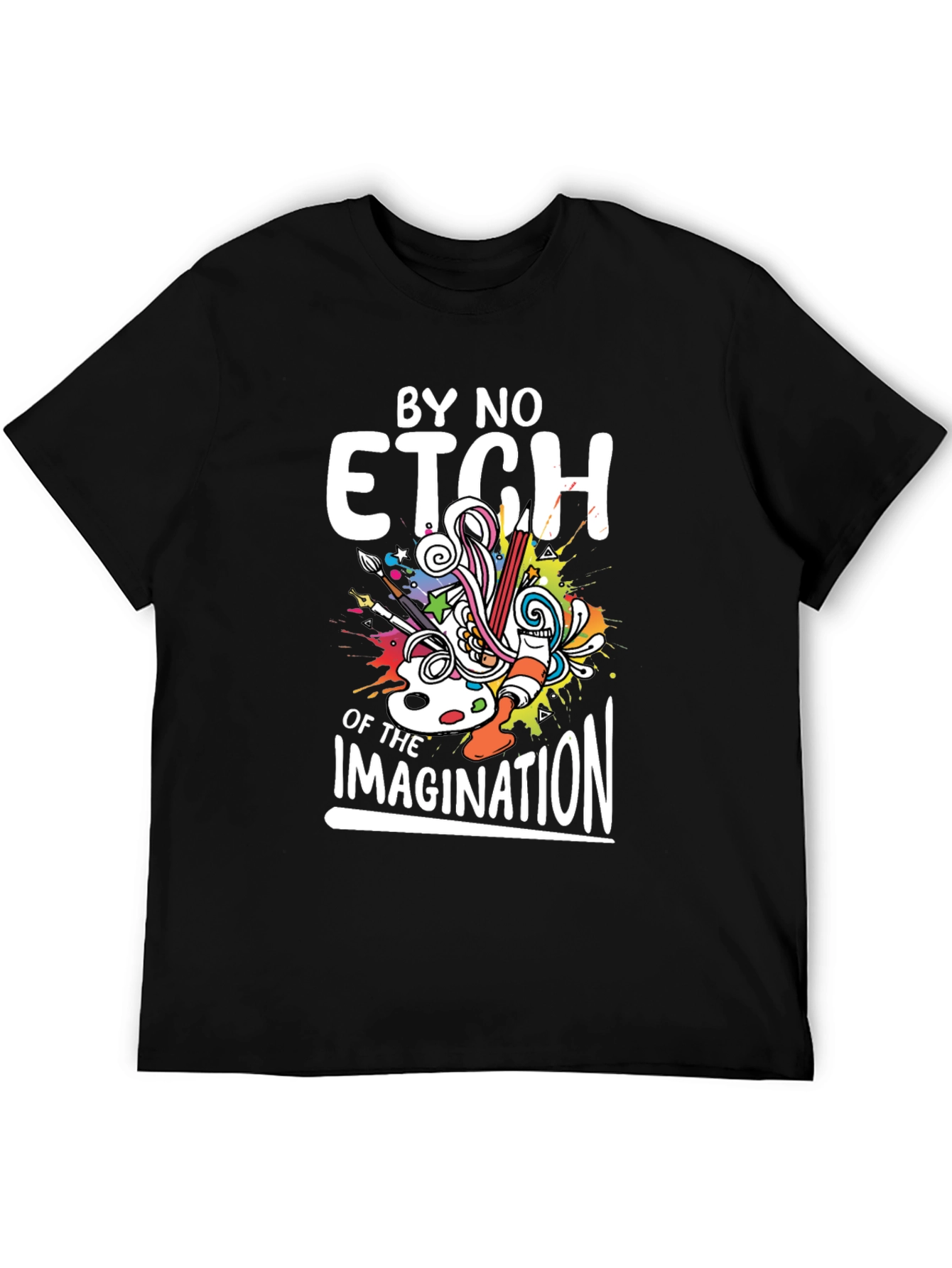 Black By No Etch Imagination Graphic Tee view 5