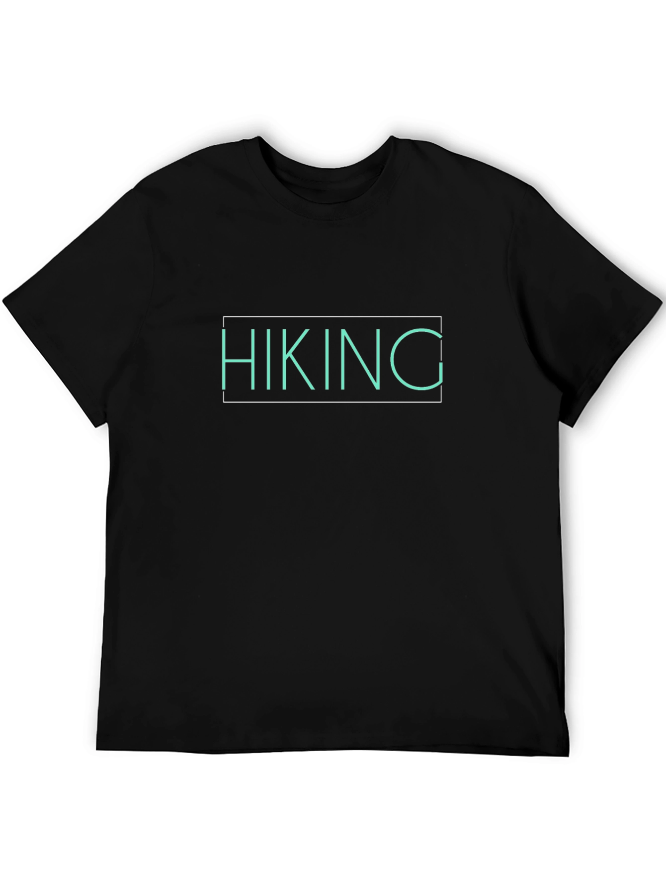 Black Hiking Graphic Black Tee view 5