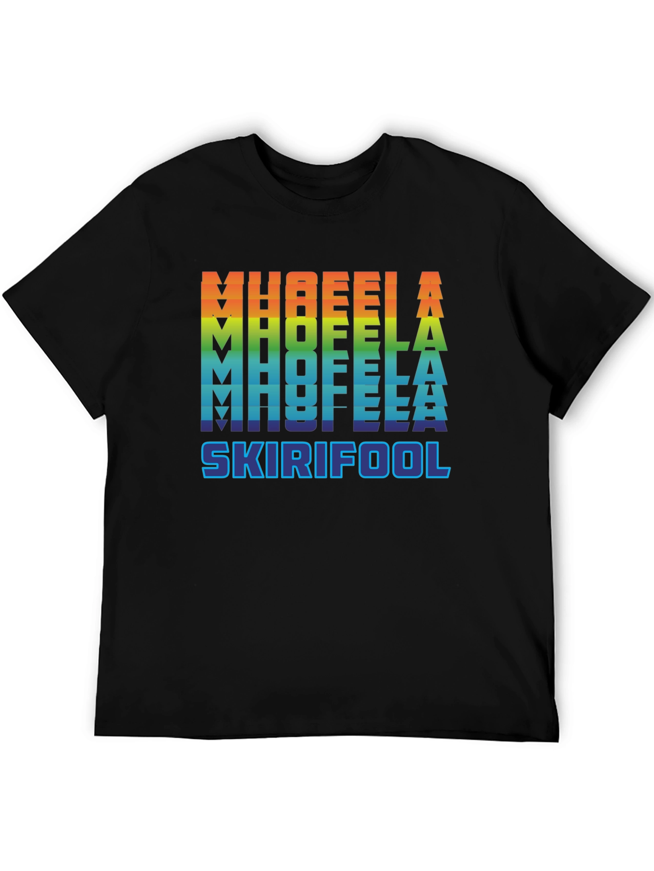 Black MH8FEELA Skirifool Pride T-Shirt view 5