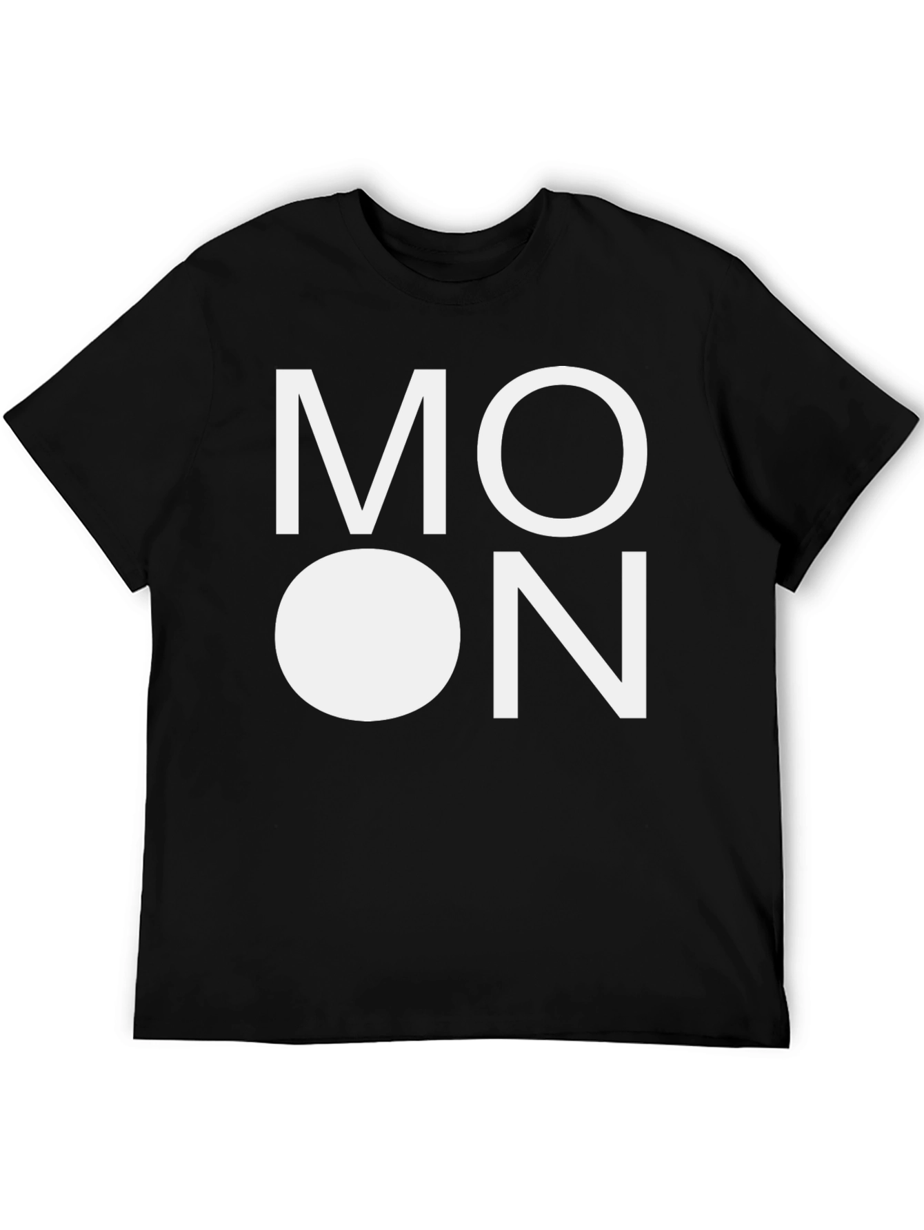 Black Moon Graphic Black T-Shirt view 5
