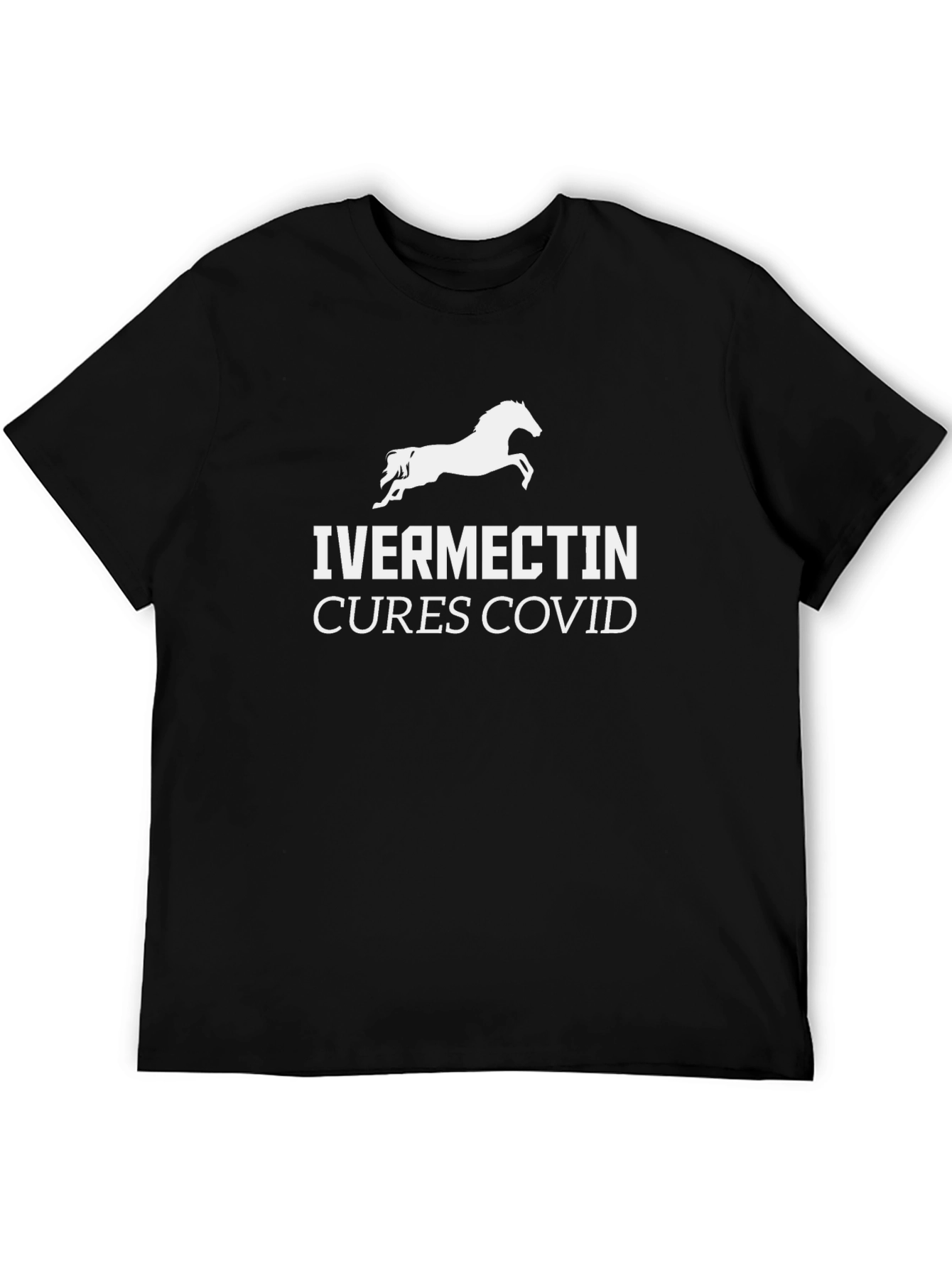 Ivermectin Cures COVID Horse T-Shirt - 5