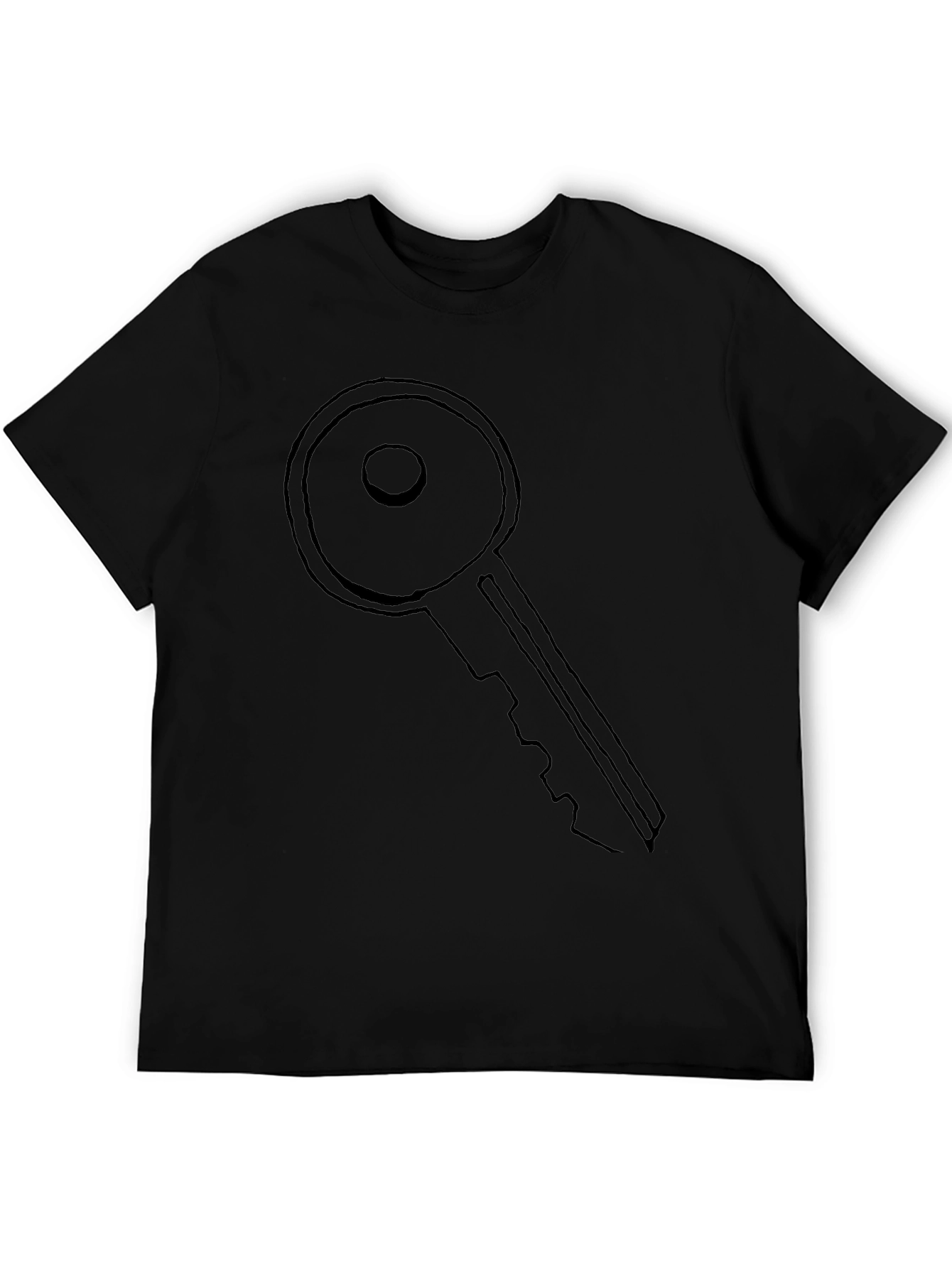 Black Key Graphic Tee - Unlock Your Style! view 5