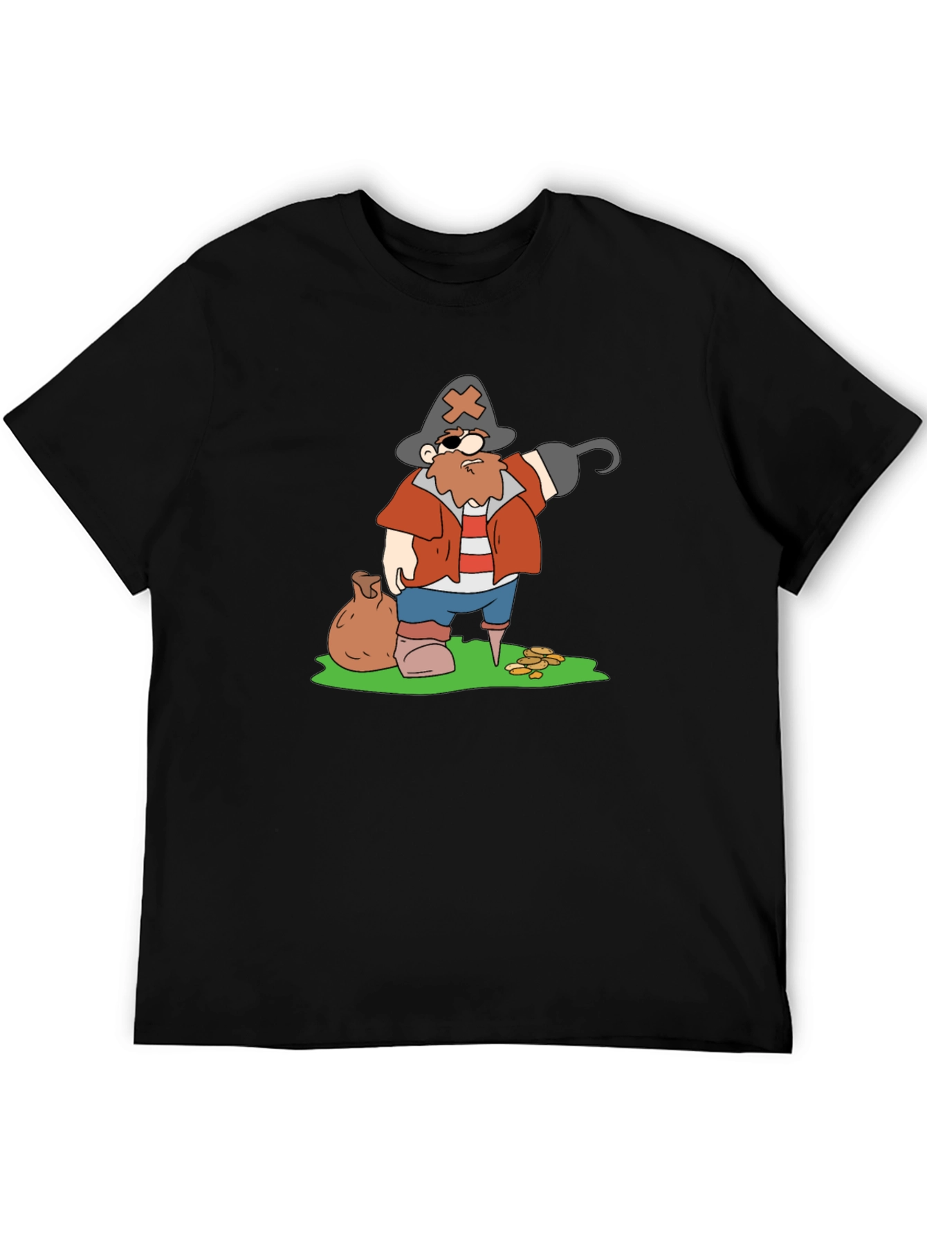 Pirate Cartoon Graphic T-Shirt - 5