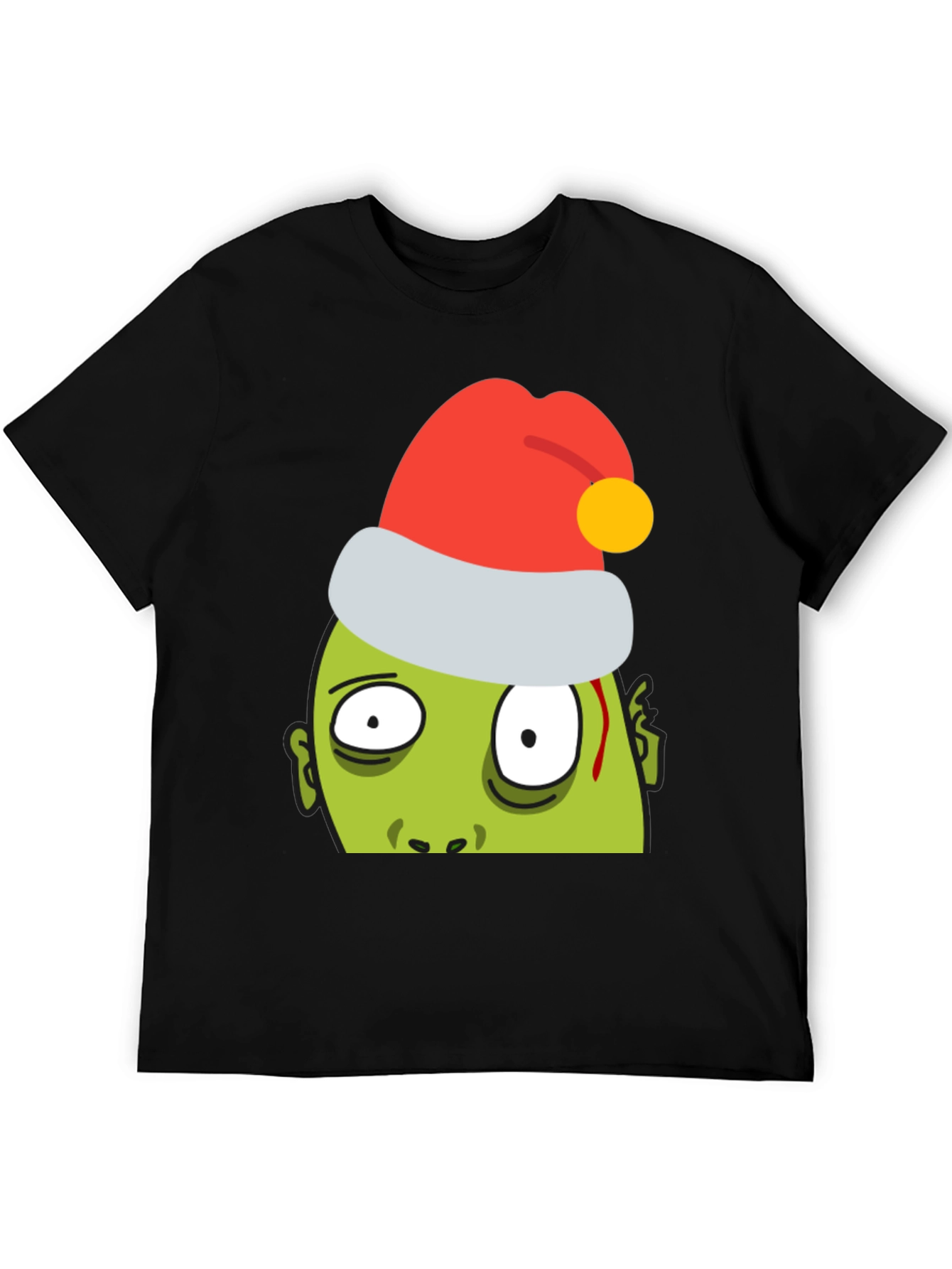 Black Christmas Zombie Graphic Tee view 5